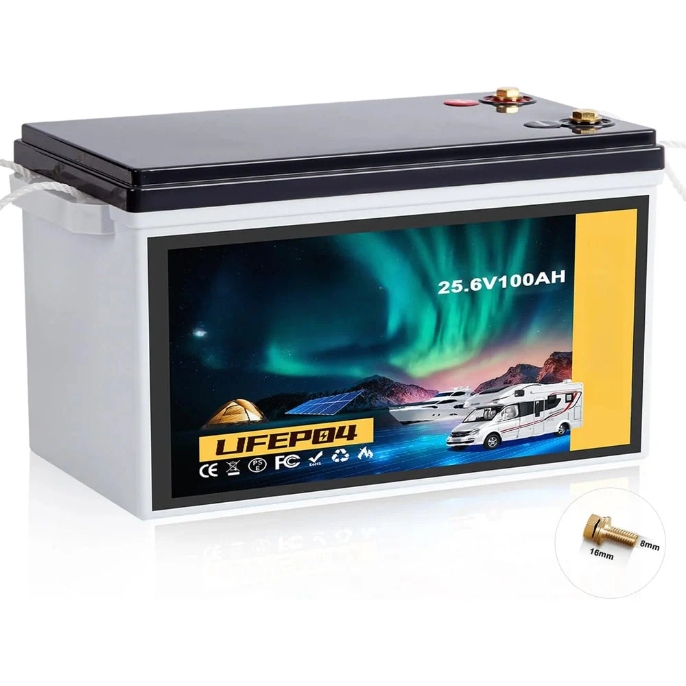 100AH 24V Lithium Battery Built-in 100A Bms,up to 20000 Deep Cycle,perfect for Trolling Motors, Marine,rv,boat,solar System Home Storage