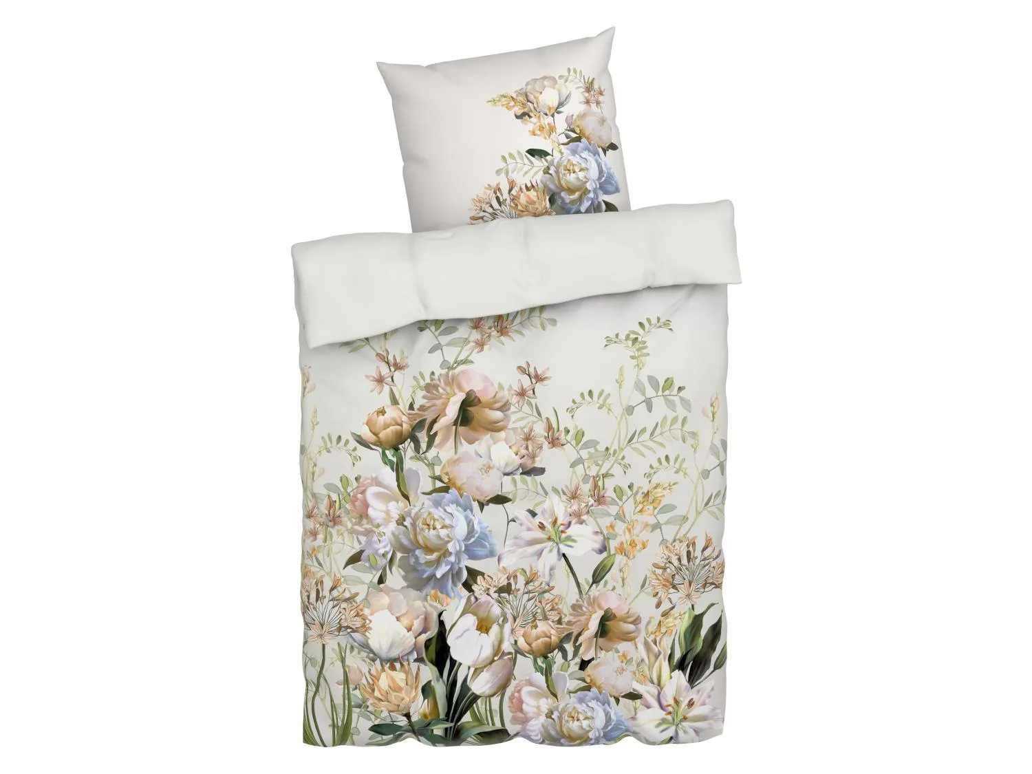 LIVARNO home Parure de lit en satin, 140 x 200 cm