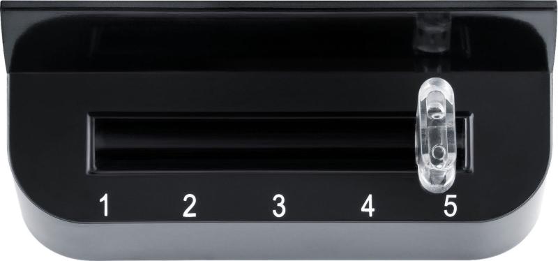 Dobbelt vaffeljern hjerteformet 2x16,5 cm 1400W svart