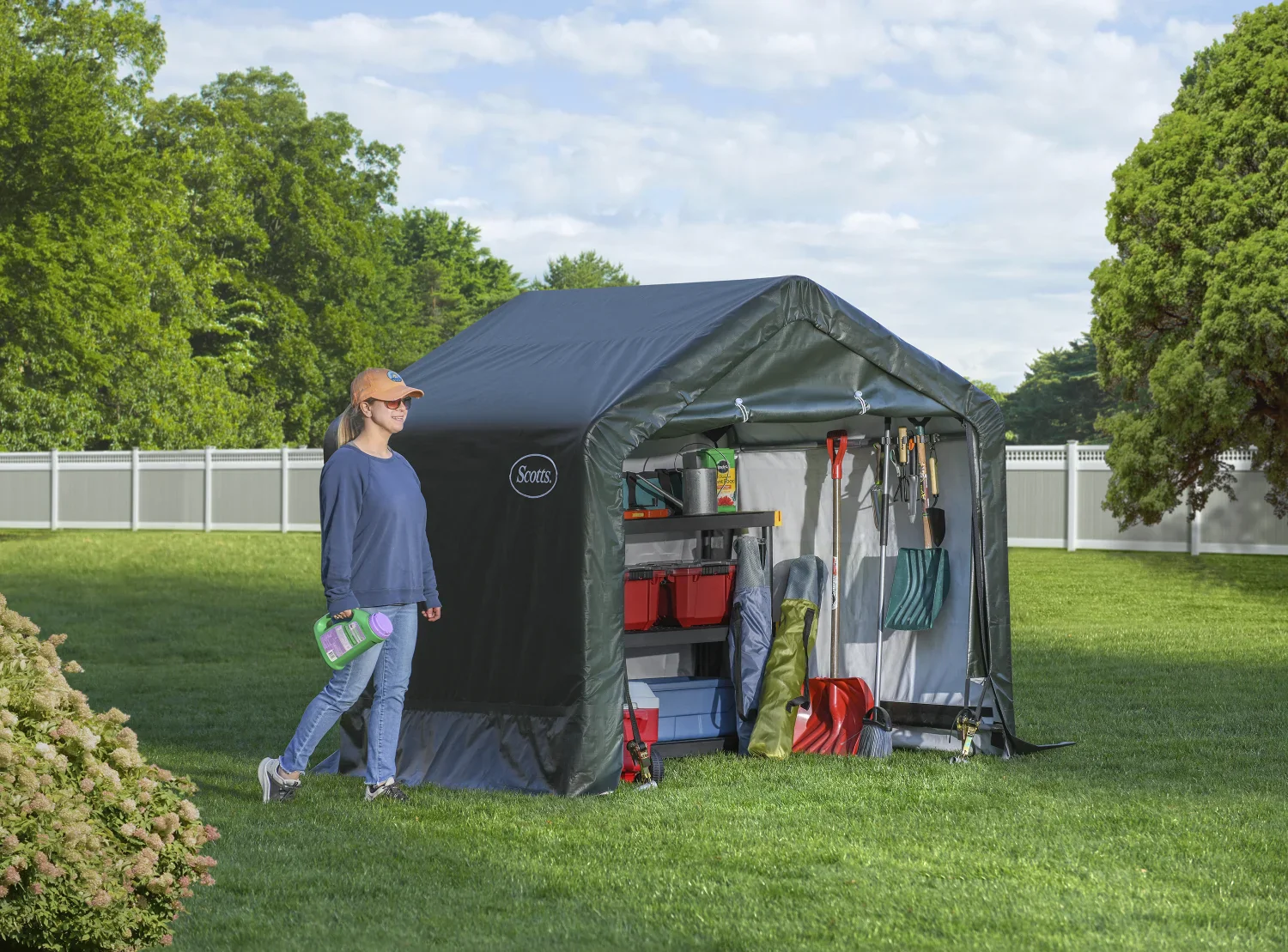 Scotts Garden Shed 4 X 4 X 6�� Green Peak