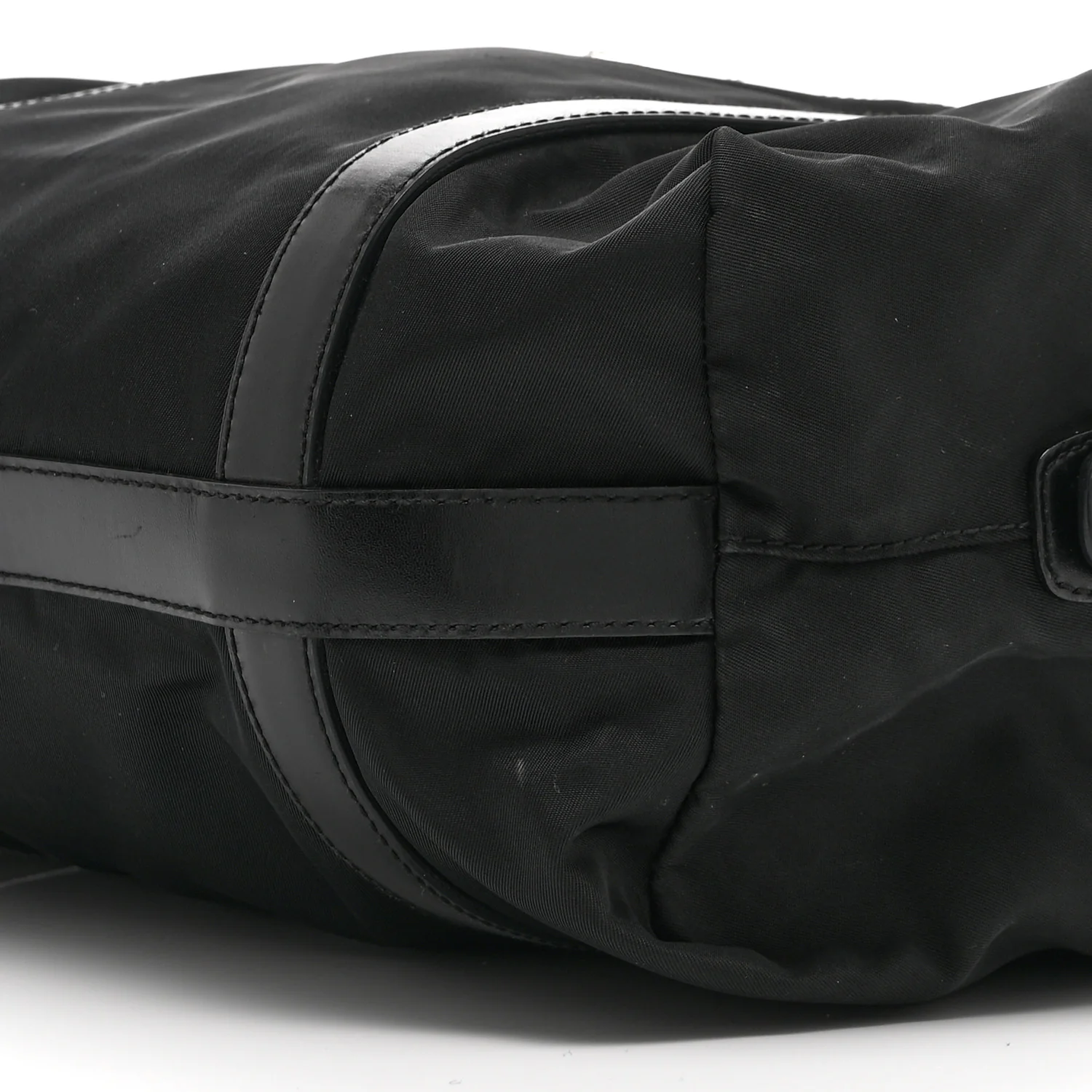 Tessuto Nylon Saffiano Tote Black