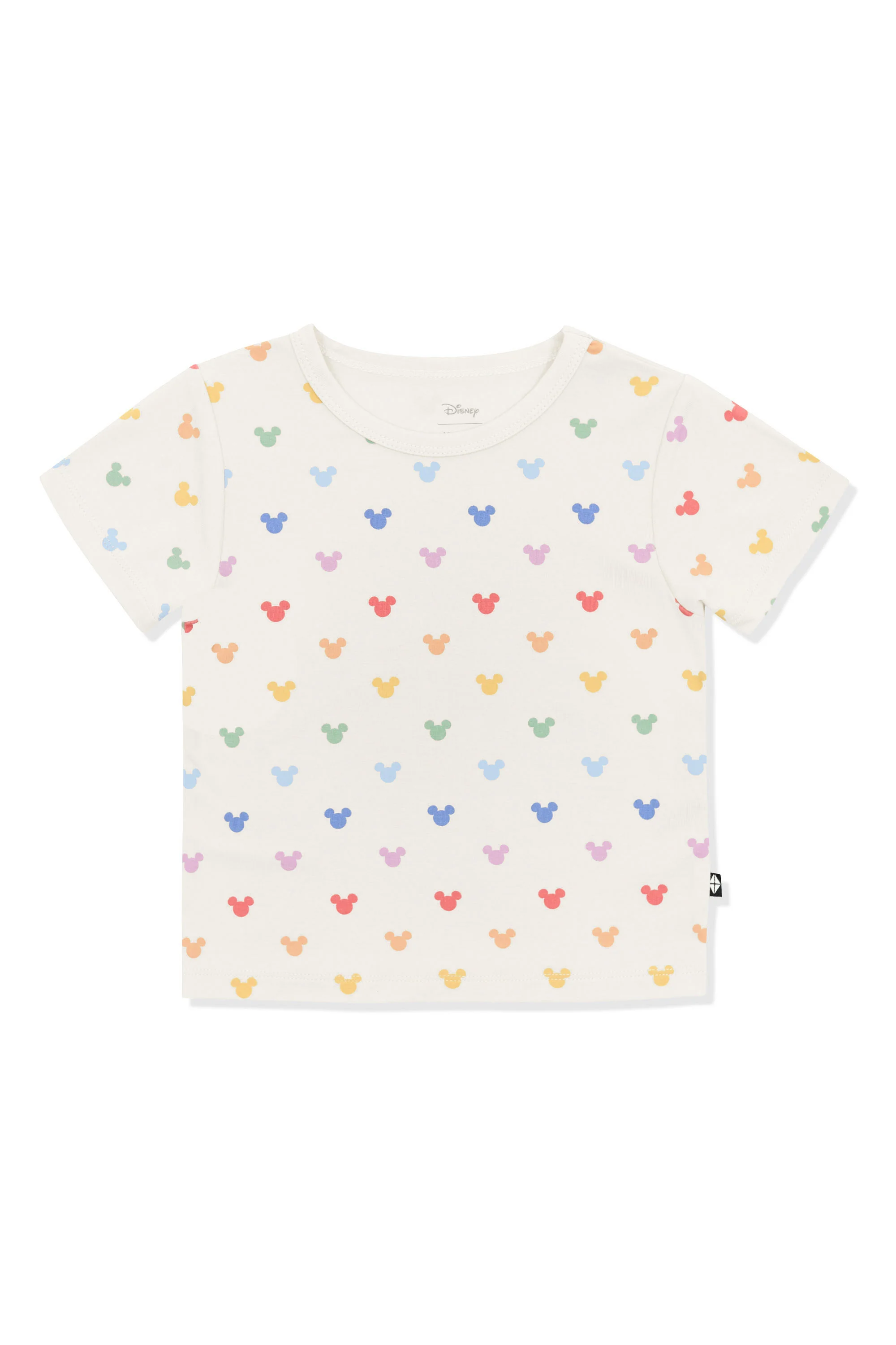 Toddler Basic Tee in Pastel Mickey Mouse