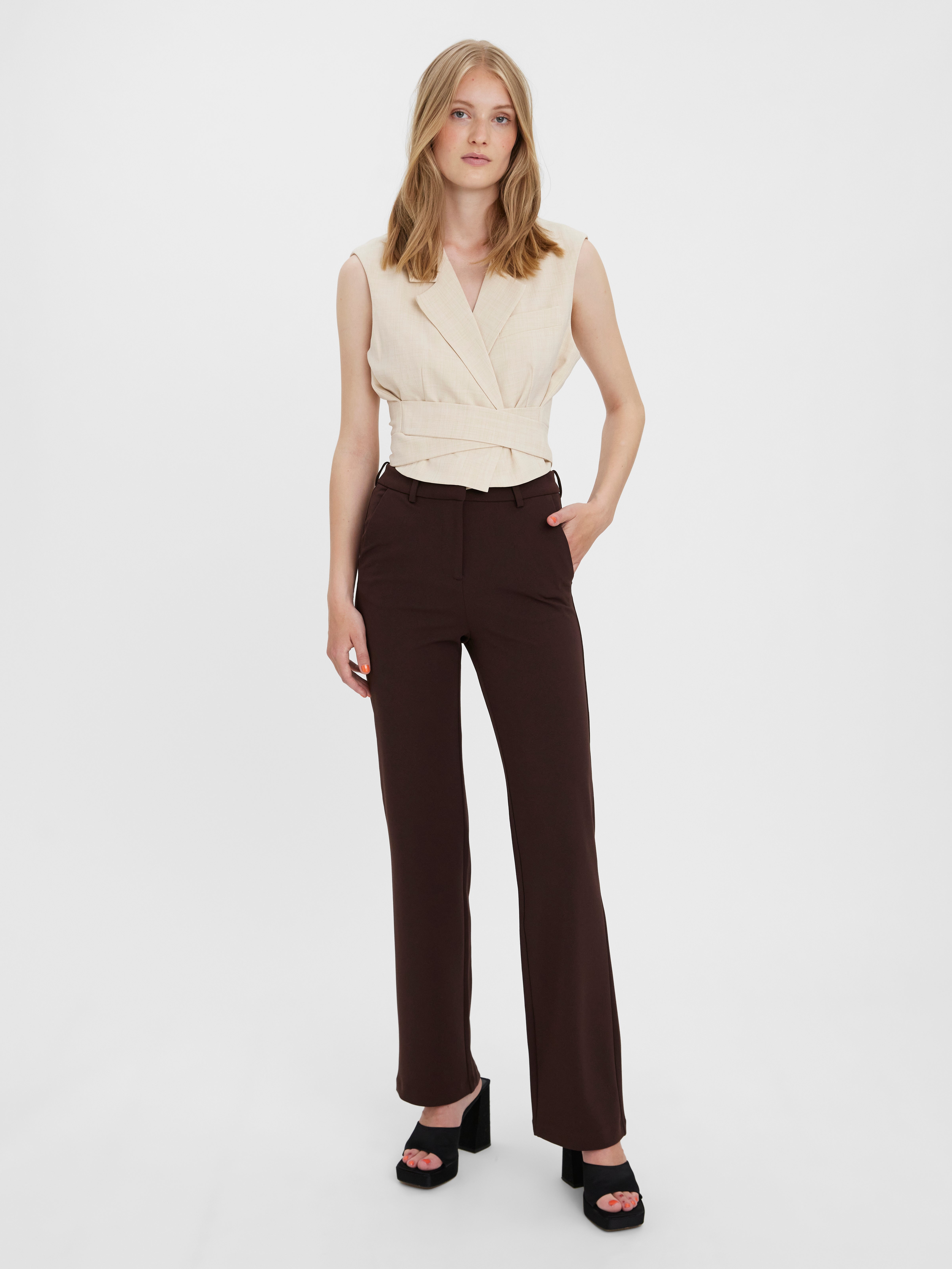 VERO MODA® VMZAMIRA Mid waist Trousers