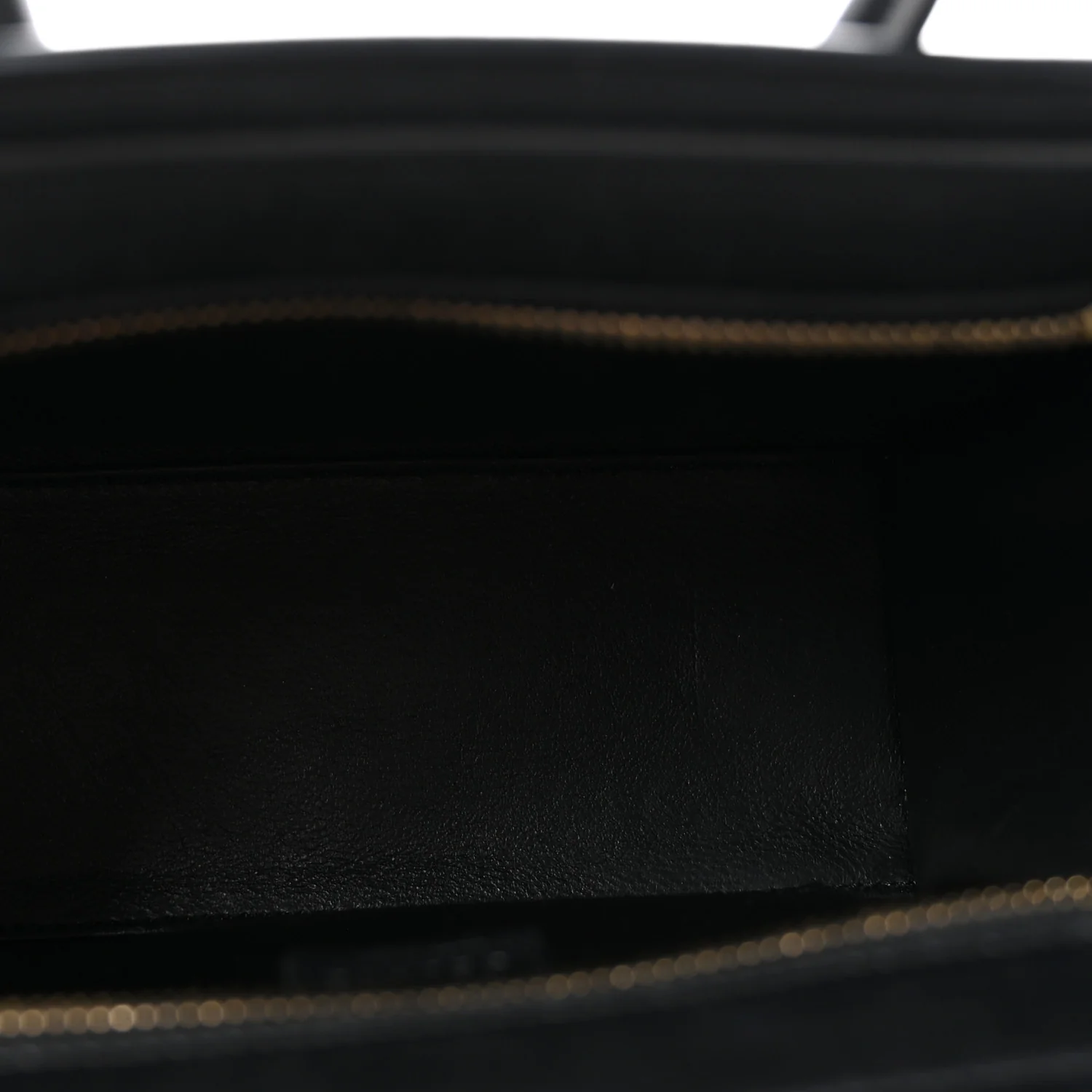 Baby Grained Calfskin Nano Tri-Color Luggage Zinc Almond