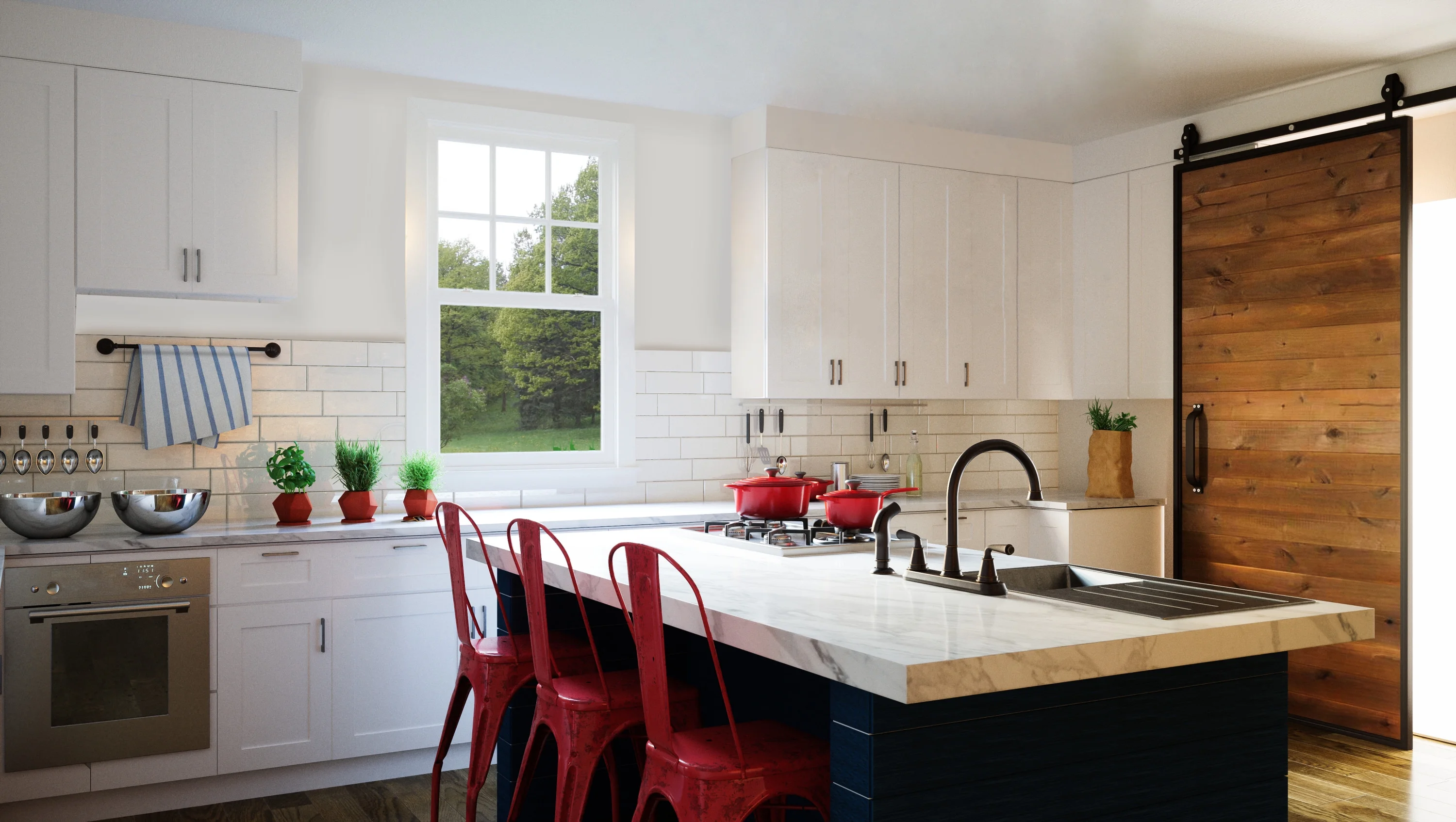 Design House 543272 Brookings (Ready - to - Assemble) Shaker Style Bridge Wall Kitchen Cabinet 33x12x12, White