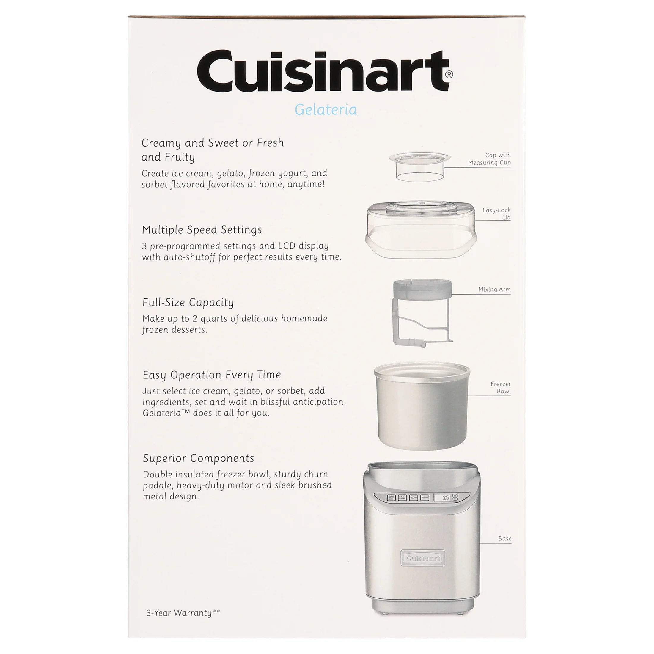 Ice Cream/Yogurt Makers Cool Creations? Ice Cream Maker(Silver) - Image 6