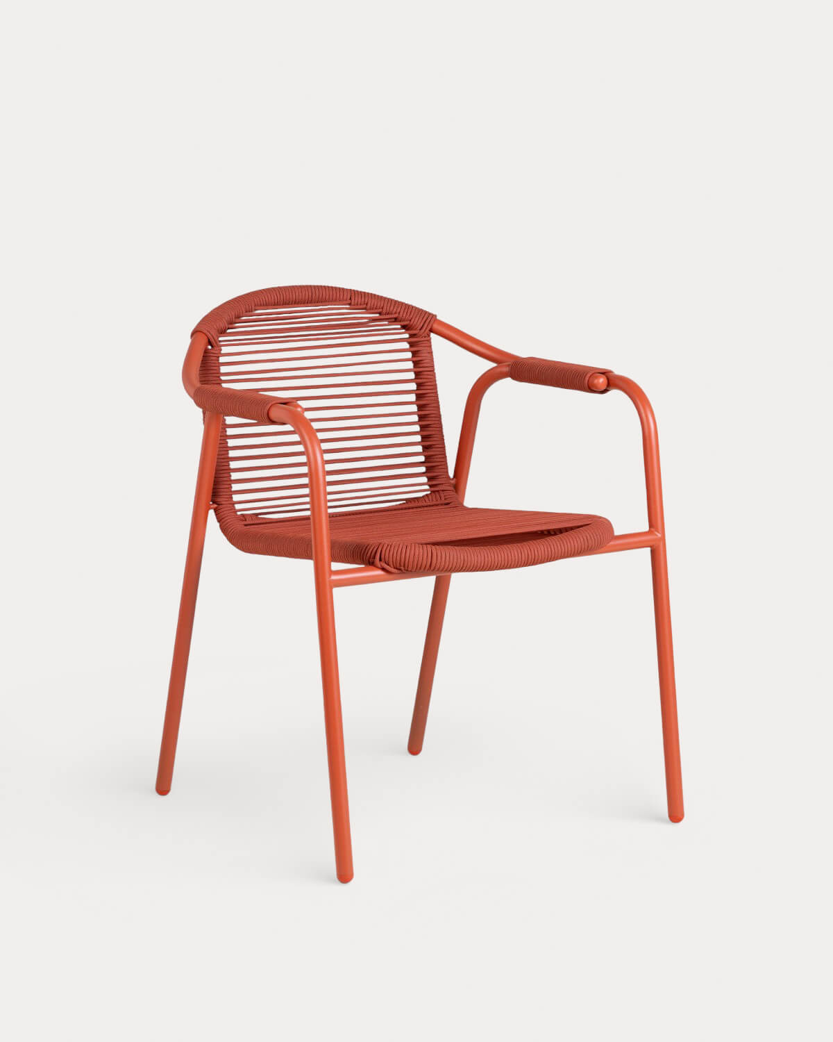 Murna - Silla de Comedor de Metal y Cuerda Murna