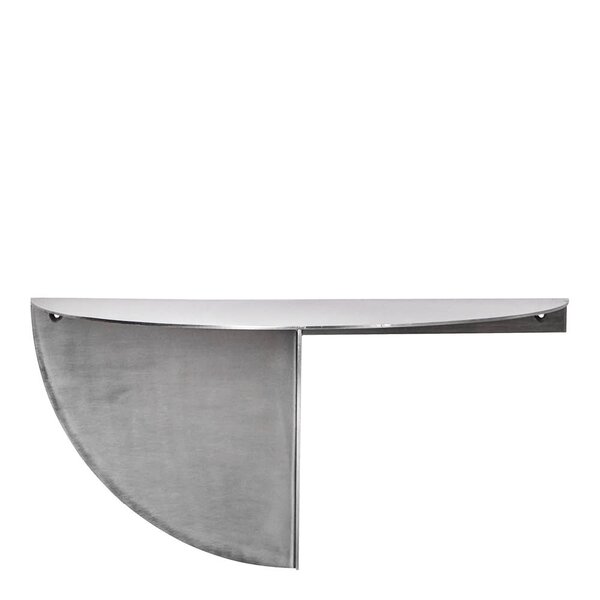 Vegghylle Mega i jern 18x36,5x18 cm børstet sølvfinish