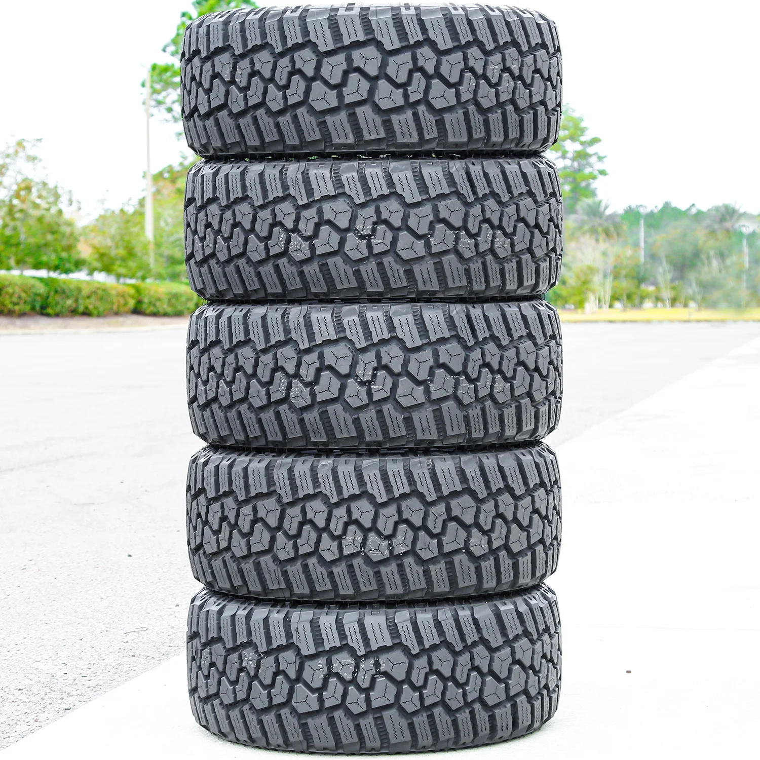 Set of 4 (FOUR) Cooper Discoverer Rugged Trek LT 275/70R18 Load E 10 Ply R/T Rugged Terrain Tires