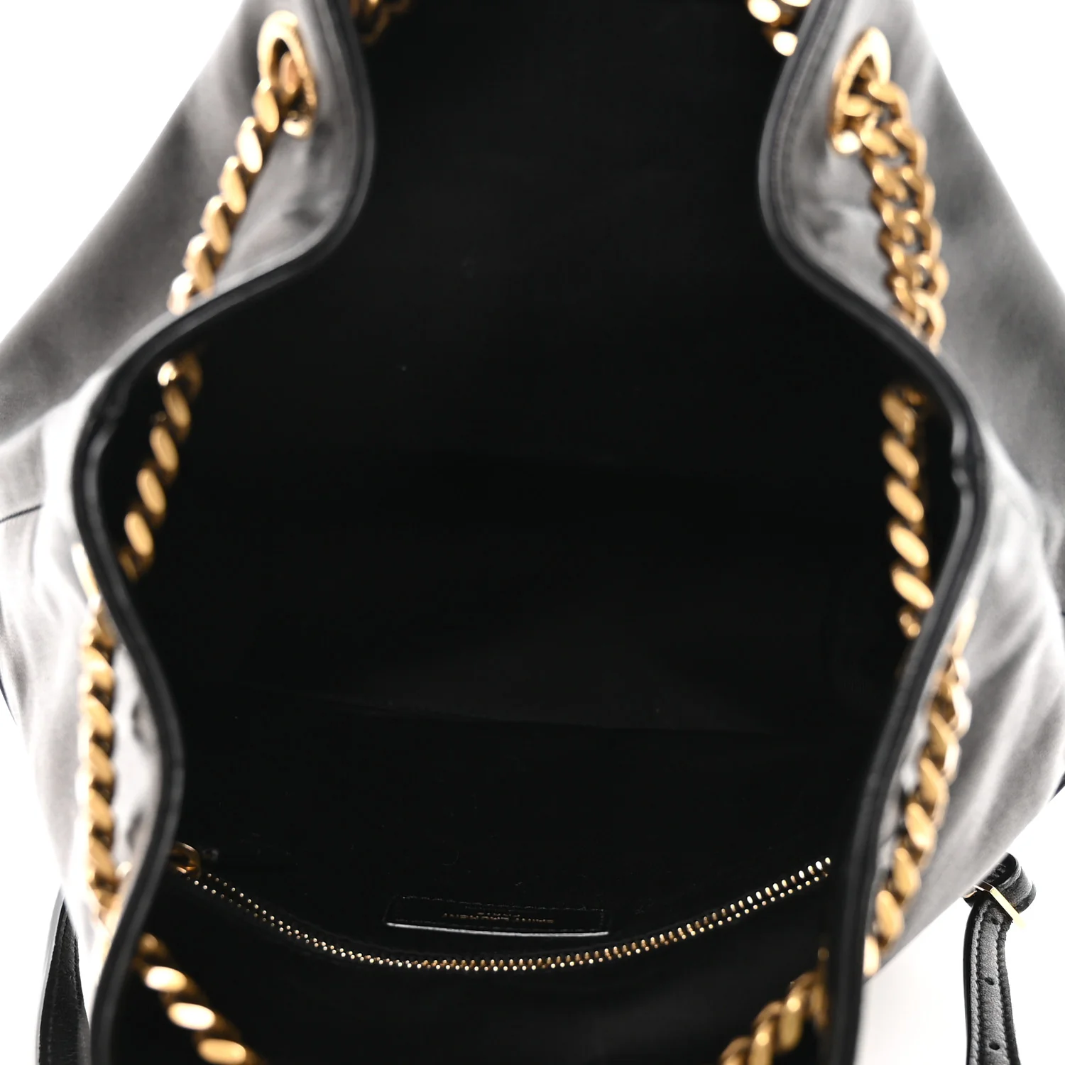 Lambskin Matelasse Monogram Joe Backpack Black