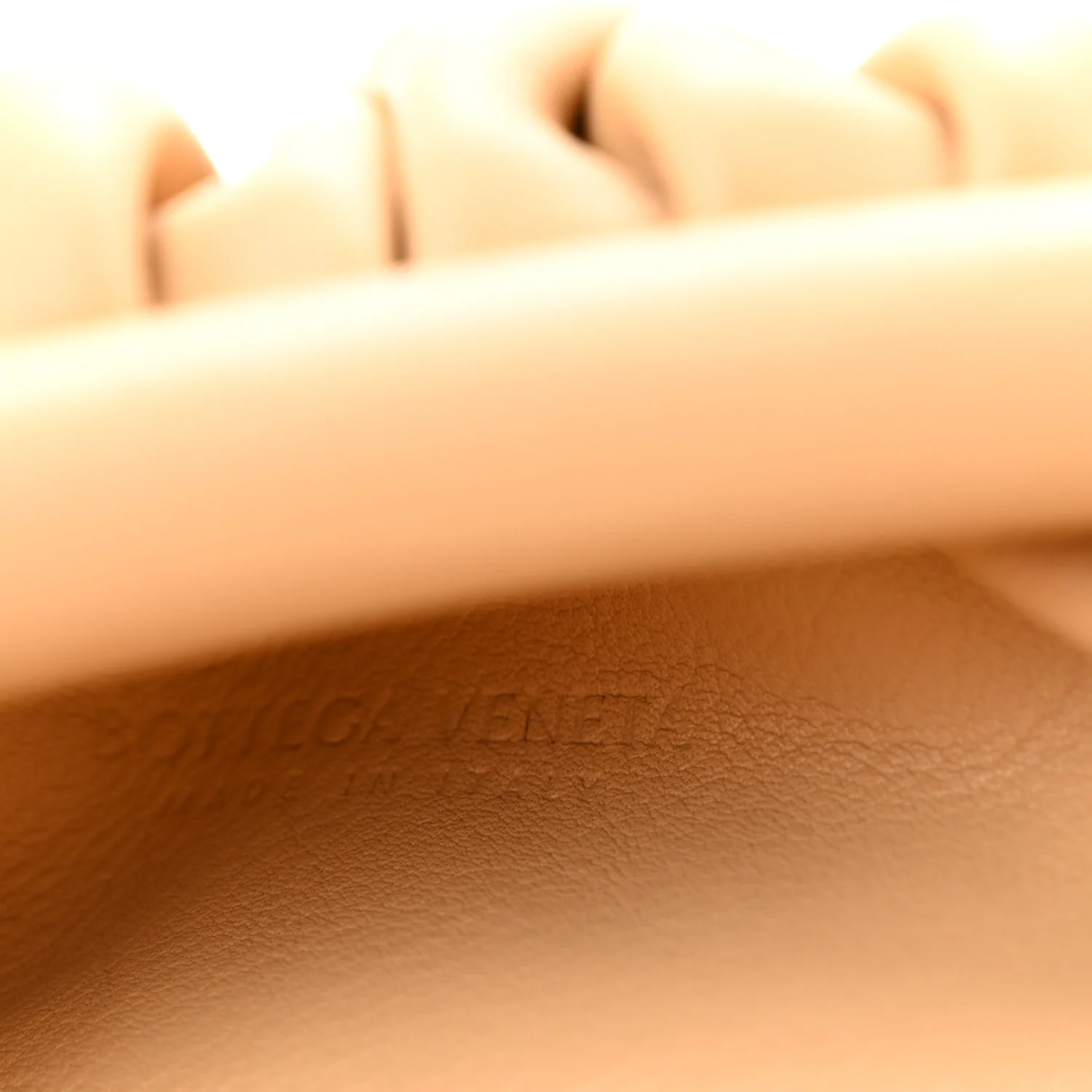 Butter Calfskin The Mini Pouch Almond
