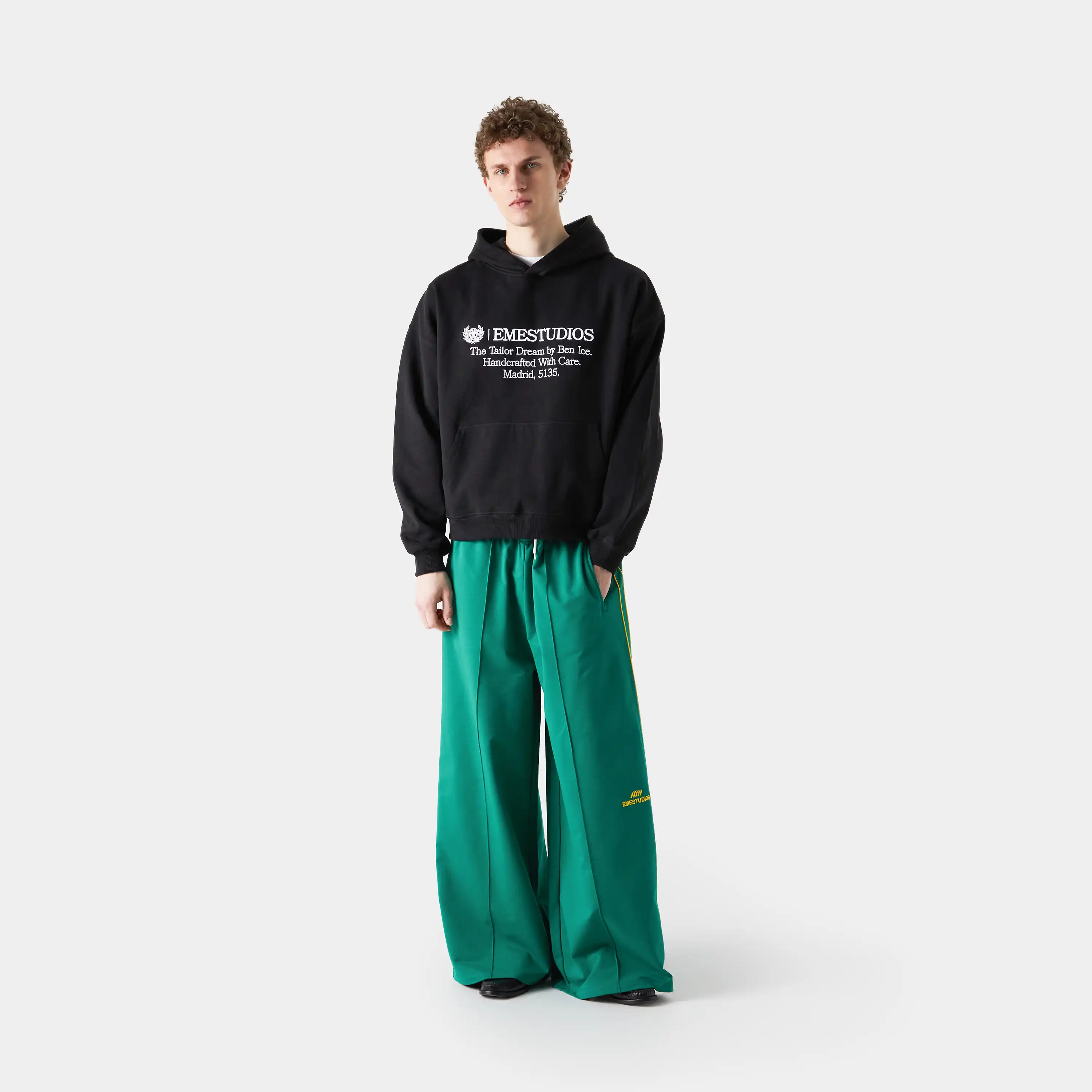 Institution Black Oversized Hoodie