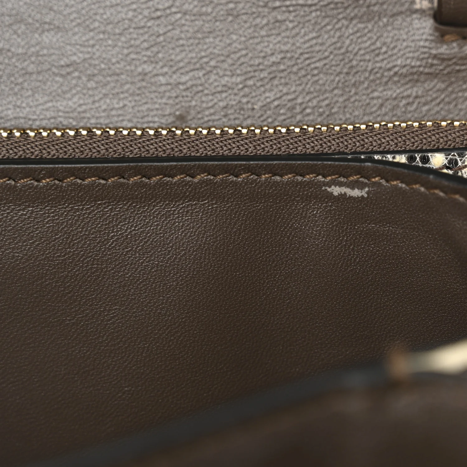 Lizard Medium Classic Box Flap Bag Natural