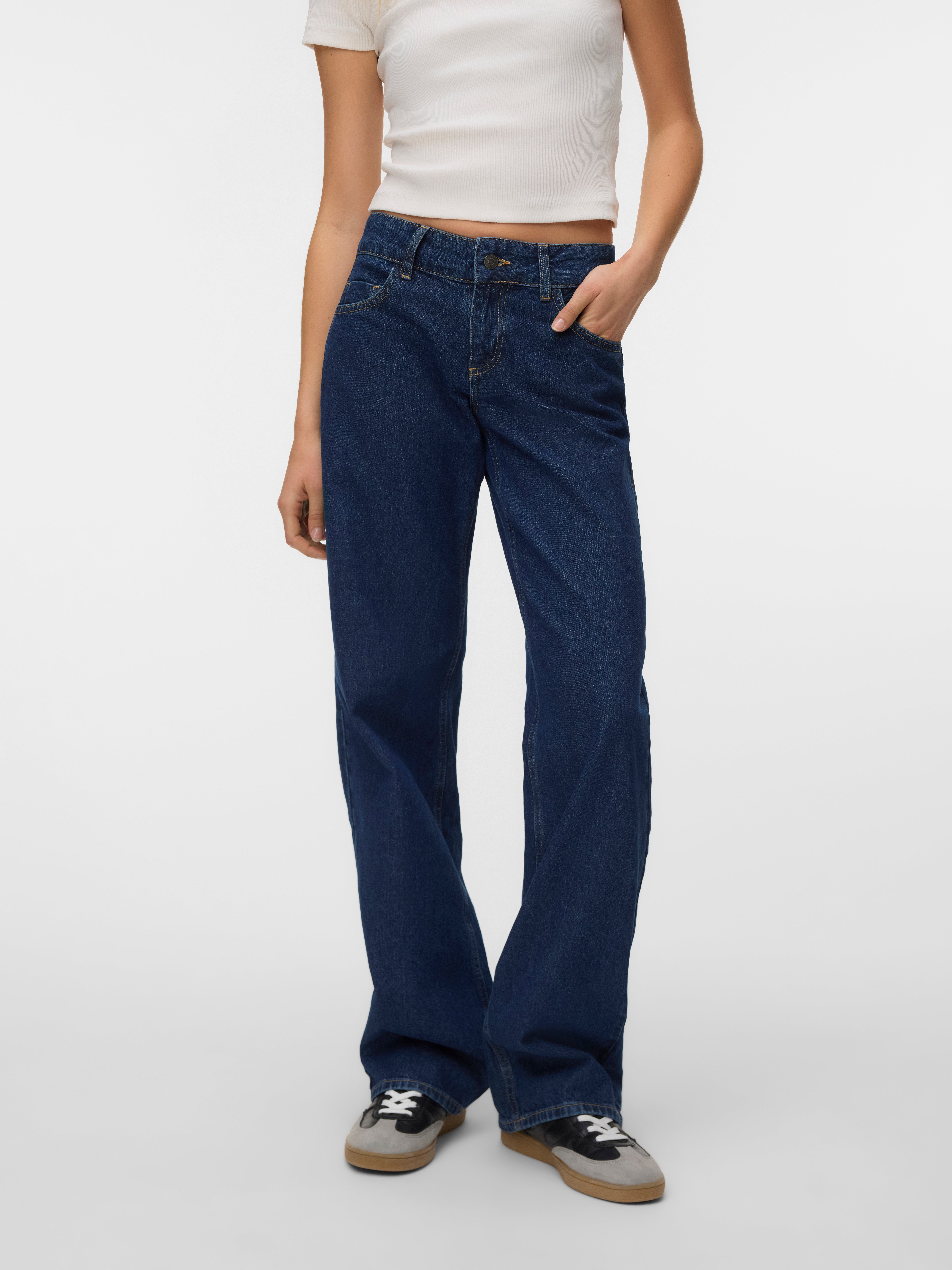 VERO MODA® SNRANCY Low rise Wide Leg Fit Jeans