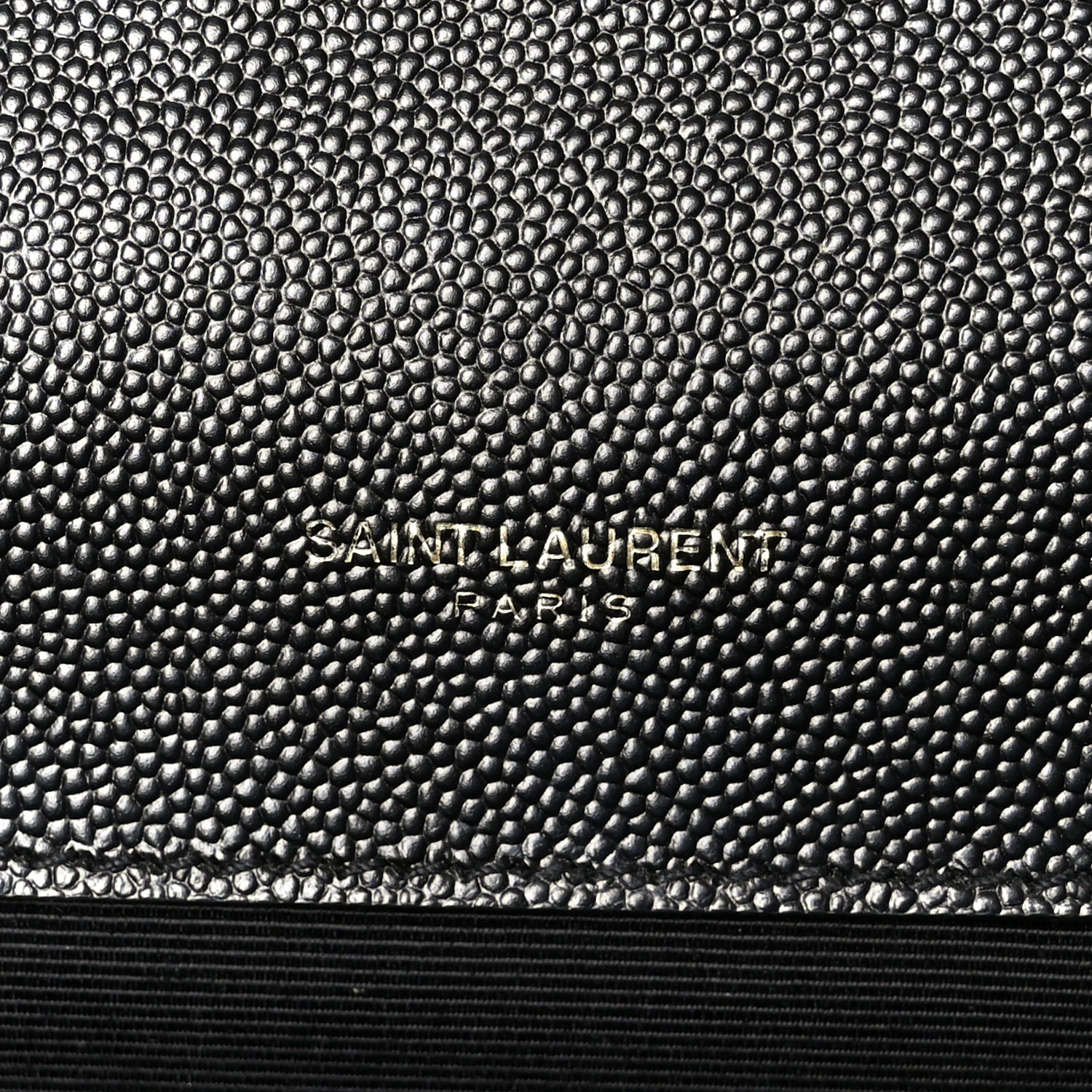 Grain De Poudre Textured Mixed Matelasse Triquilt Medium Monogram Satchel Black