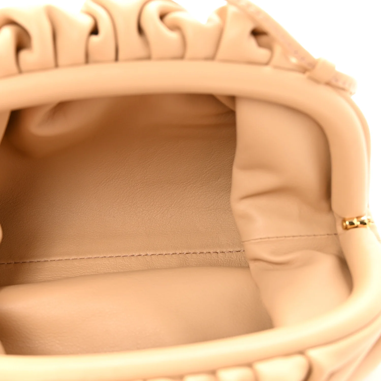 Butter Calfskin The Mini Pouch Almond
