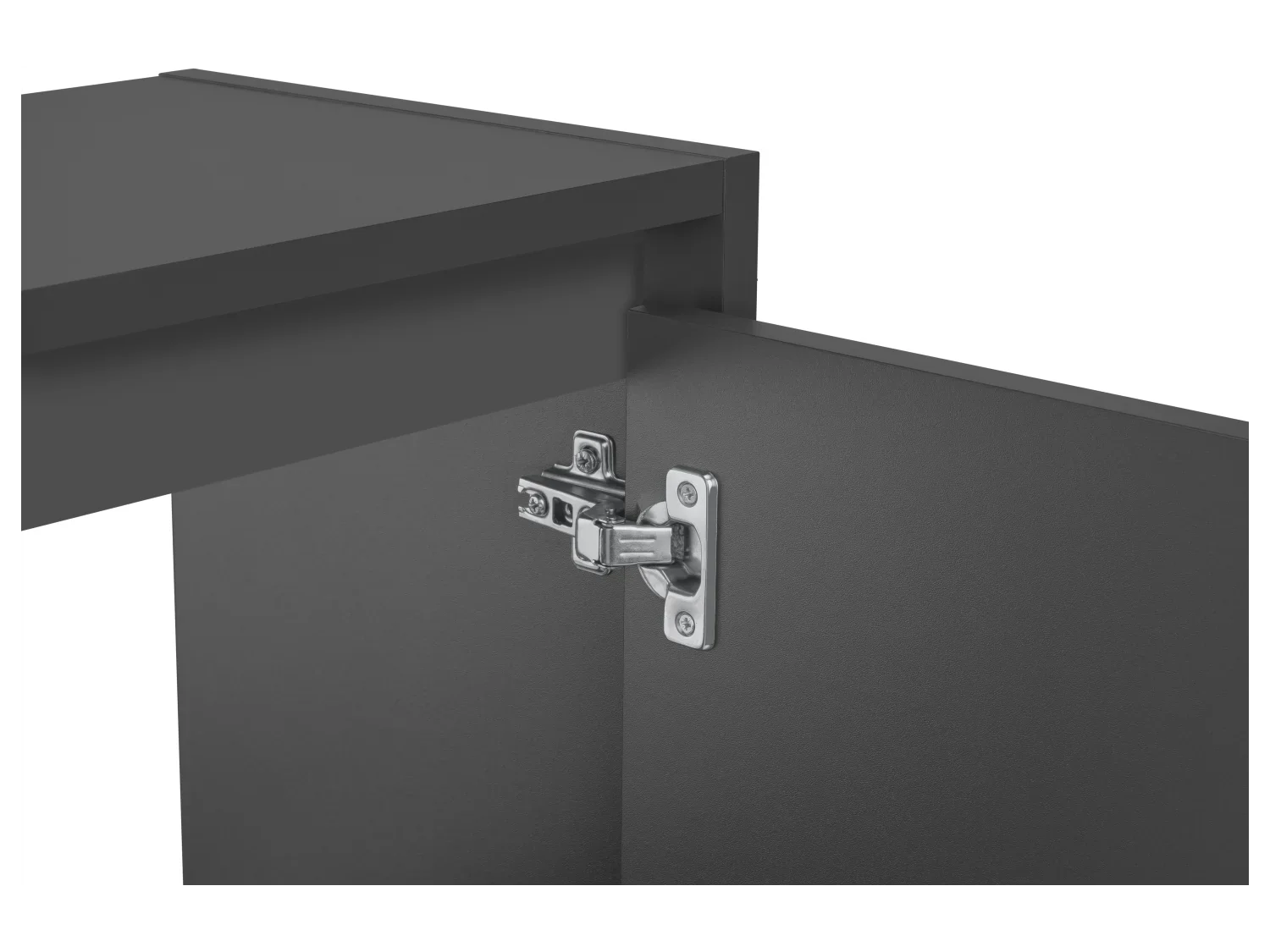 LIVARNO home Meuble sous-vasque Oslo, 60 x 55 x 28 cm, noir