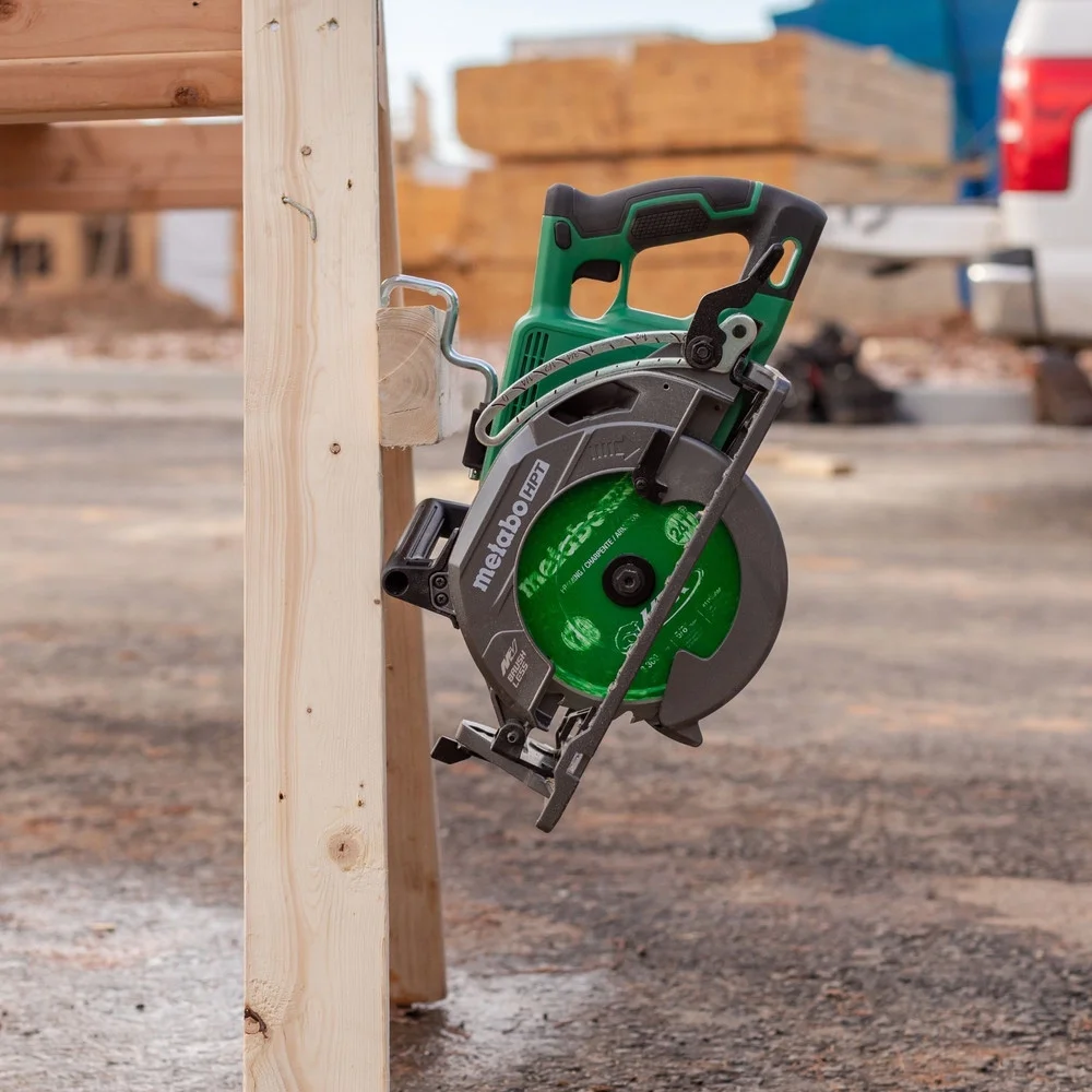 Metabo HPT 36V Multivolt 7 - 1/4 in Rear Handle Circular Saw, Lightweight Design, up to 500 2x4 Cuts per Charge, 53 Adjustable Bevel Capacity, Lifetime Tool Body Warranty, C3607DWA