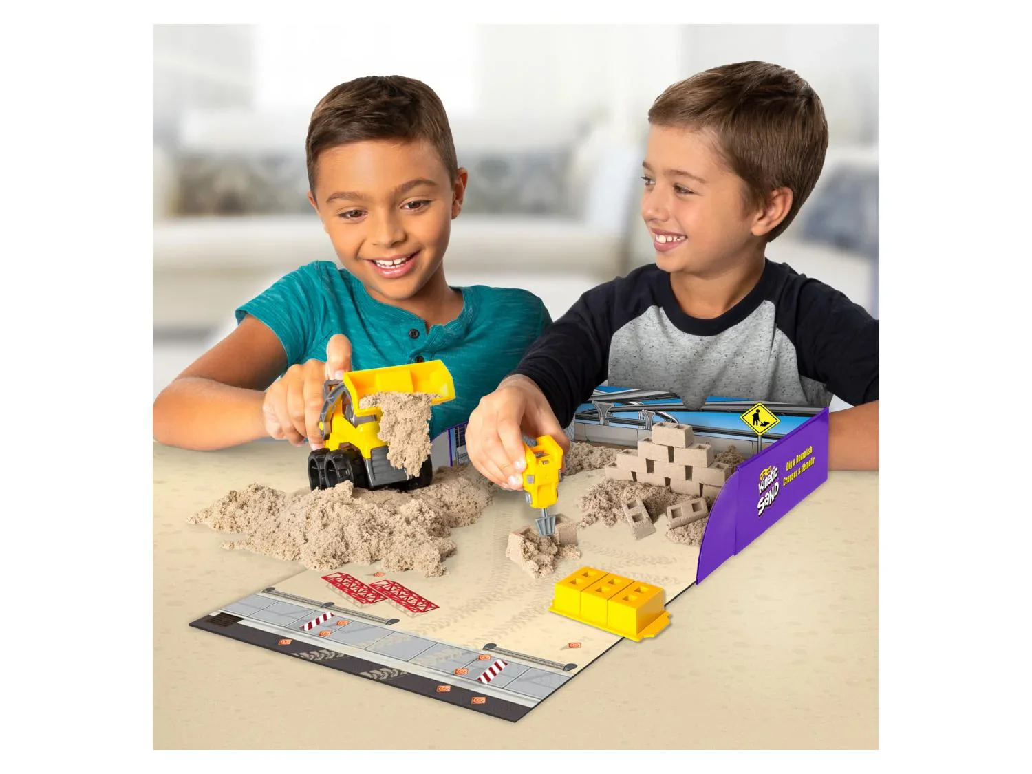 Kinetic Sand Coffret Creuser et dmolir