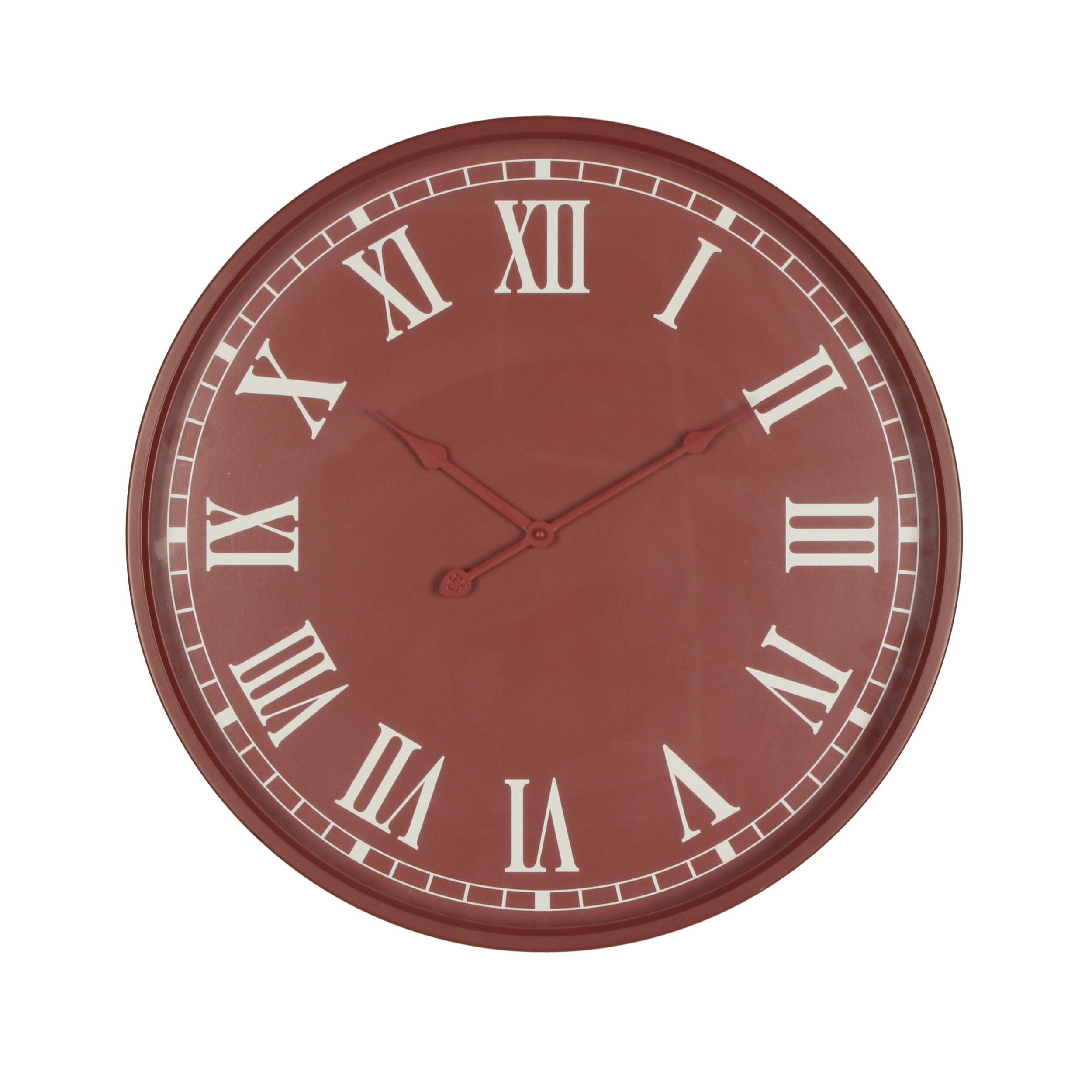 Spectrum Wall Clock Dark Rouge 50cm