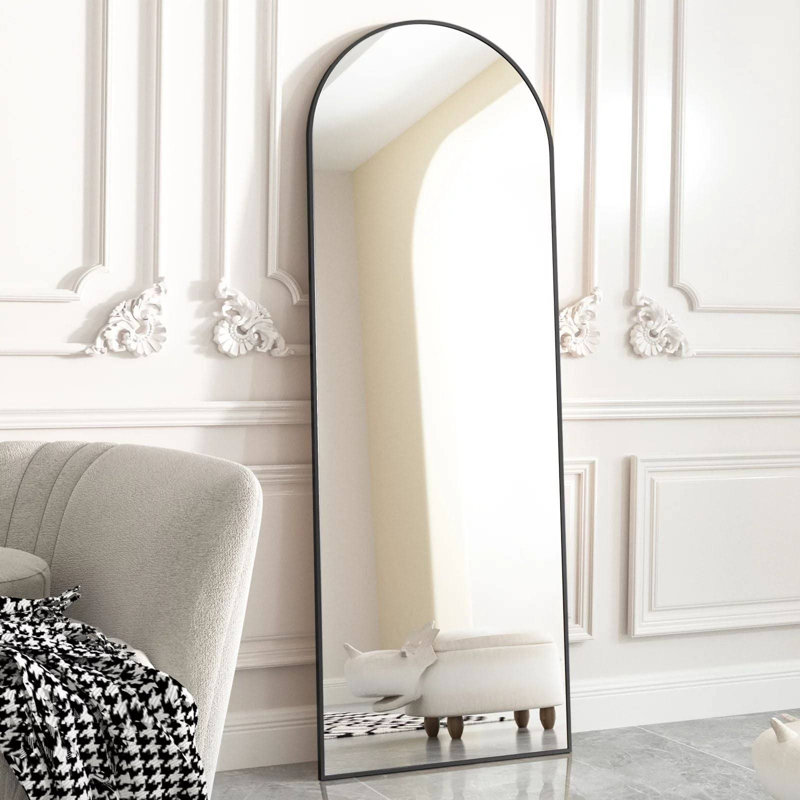 Beautypeak Arched Full Length Floor Mirror 64 X21.1 Full Body Standing