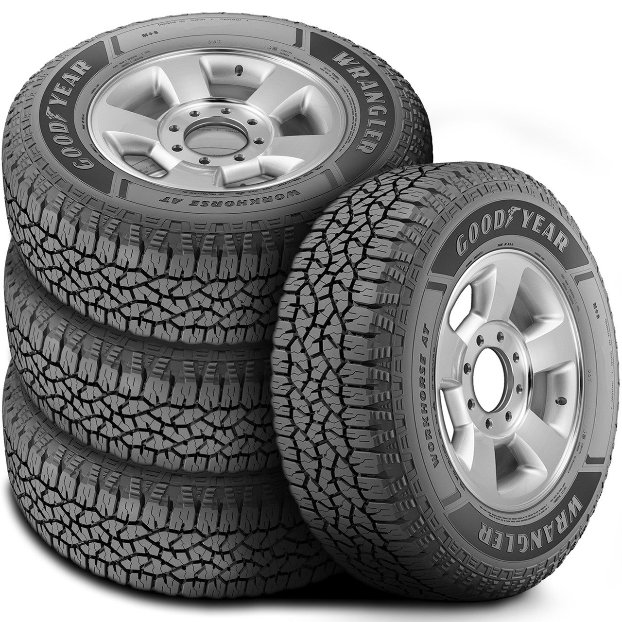 Wrangler Workhorse AT All Terrain LT235/85R16 120/116R E Light Truck Tire - Image 8