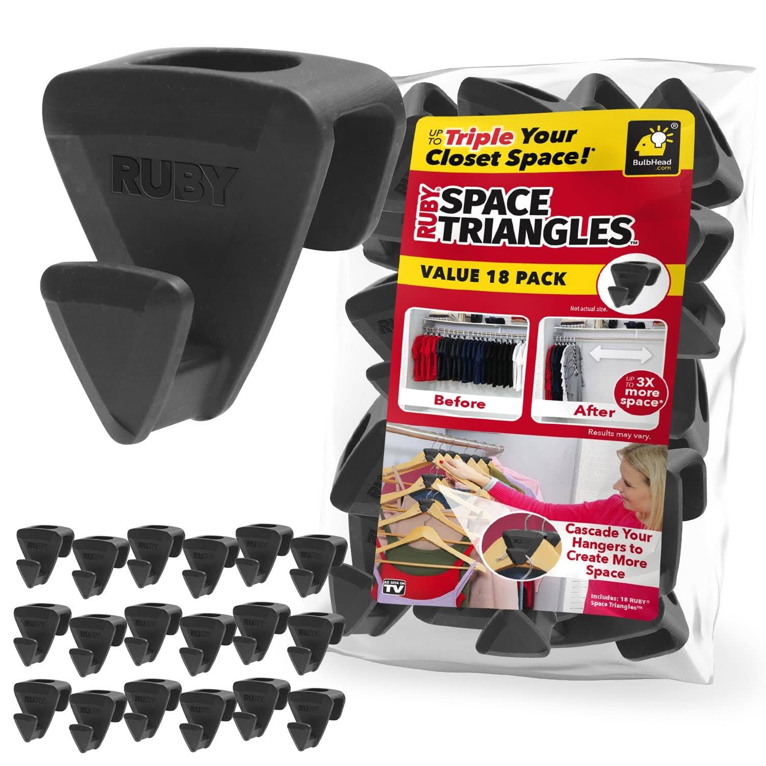 Ruby Space Triangles | As Seen on TV | Ruby