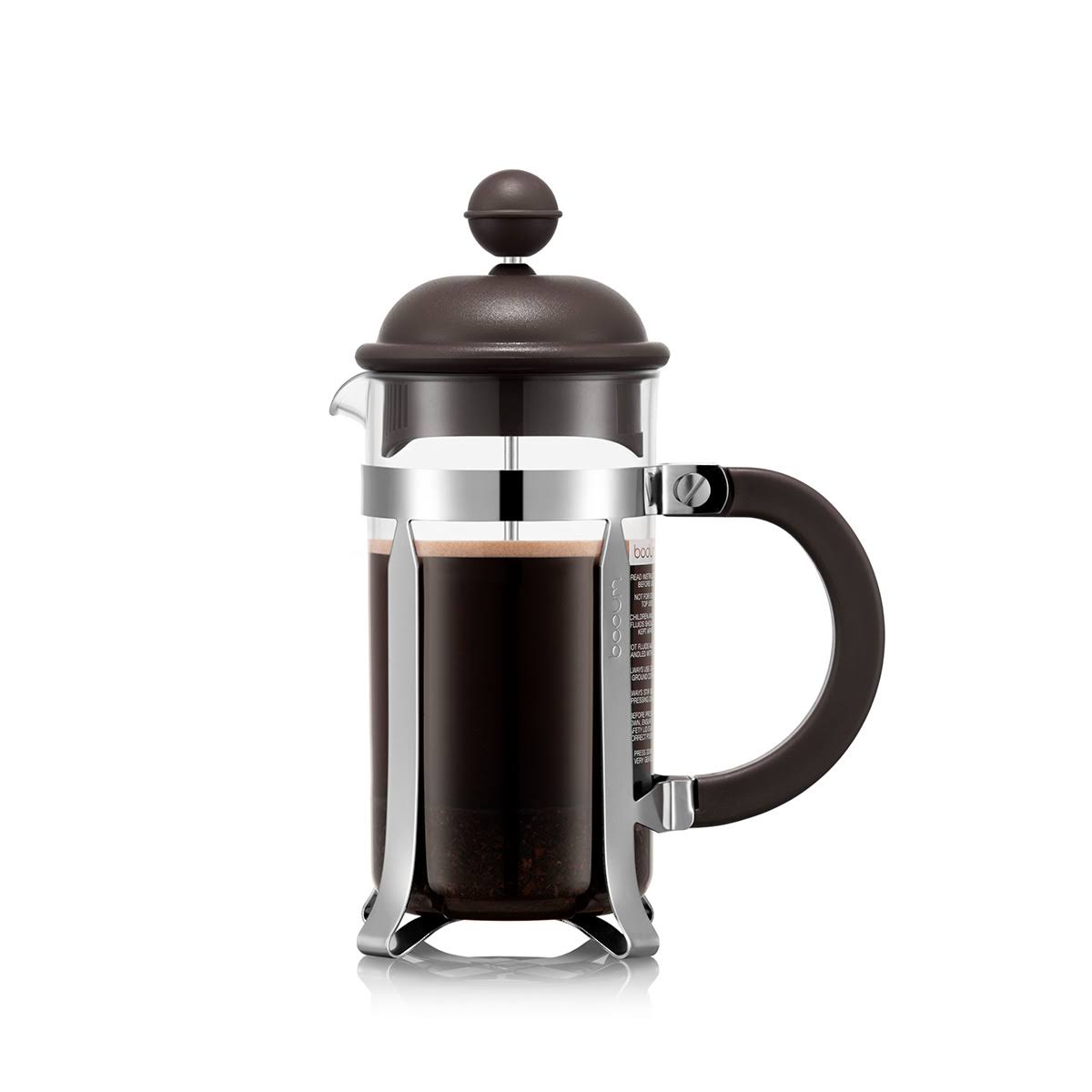 Bodum Caffettiera Coffee Maker, 3 Cup, 0.35 L, 12 oz, Tritan Dark Roast