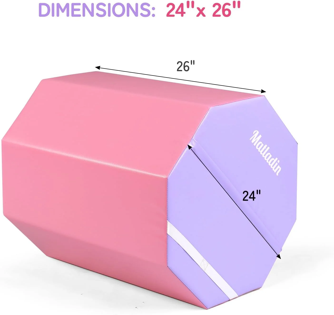 Octagon Gymnastics Skill Shapes, PVC Pink, 9.7 lb(Pink) - Image 8