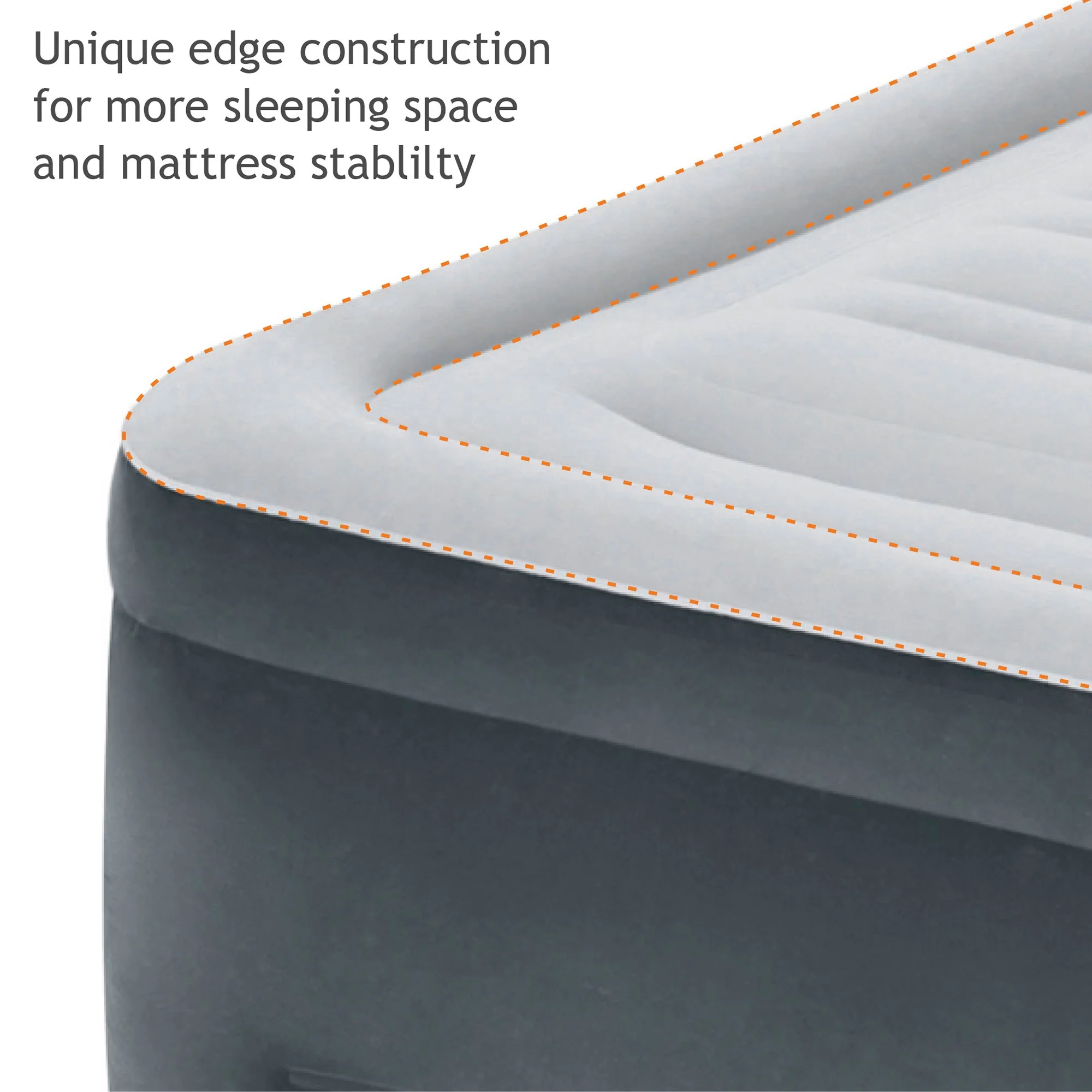 18-inch Inflatable Elevated Premium Comfort Airbed w/ Internal Pump, Queen(Queen) - Image 10