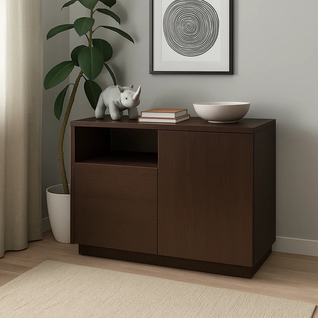 Kkken, kkkenskab med ben hylde og dr, strrelse 80x40x60 cm, til hjemmekkken. - 2tGJMCbxEGJV