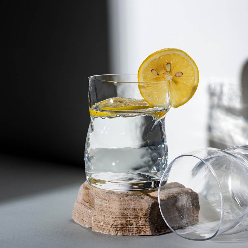 Organic Living vannglass 28 cl 4 stk klar