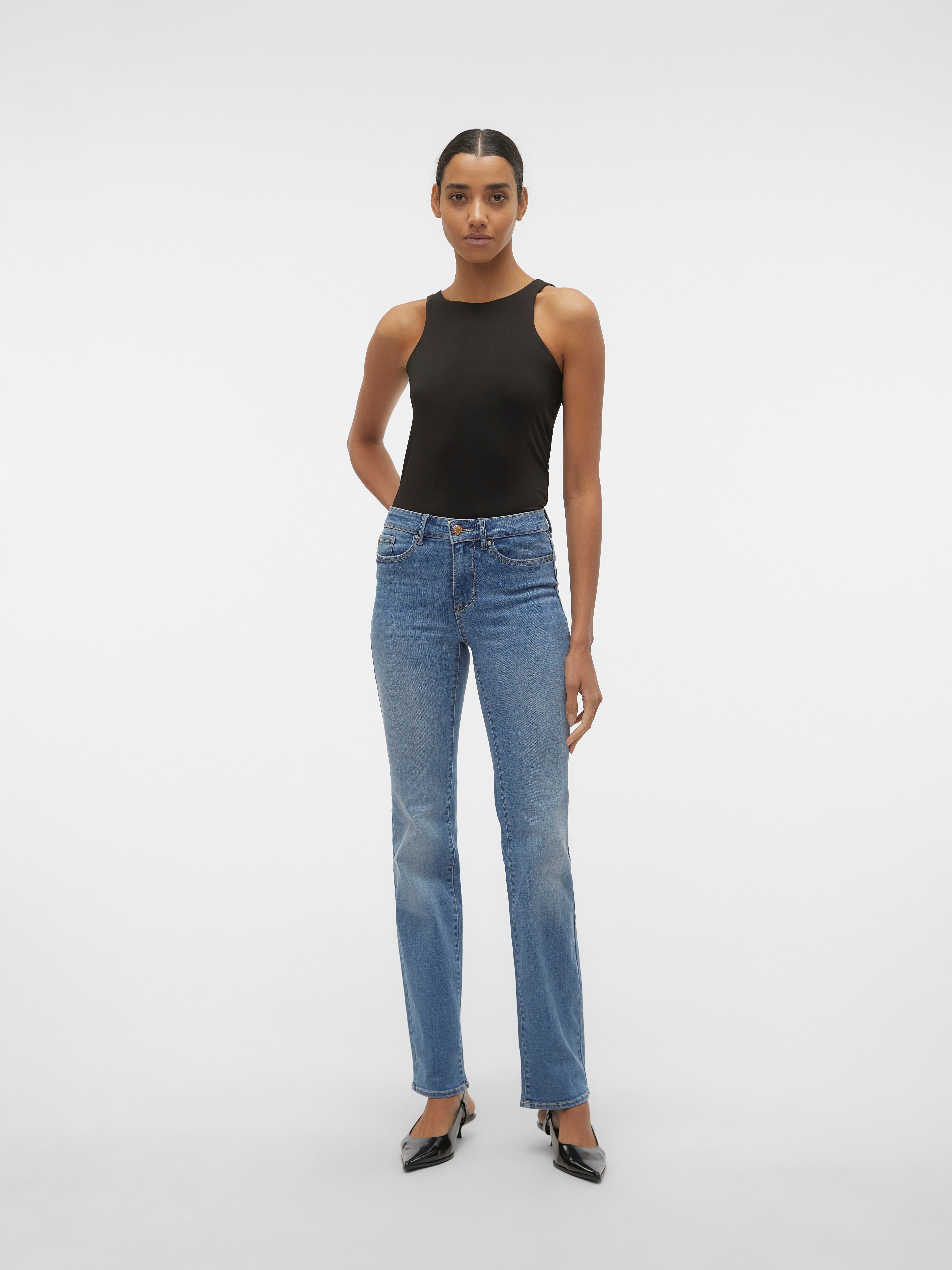 VERO MODA® VMFLASH Mid rise Straight Fit Jeans
