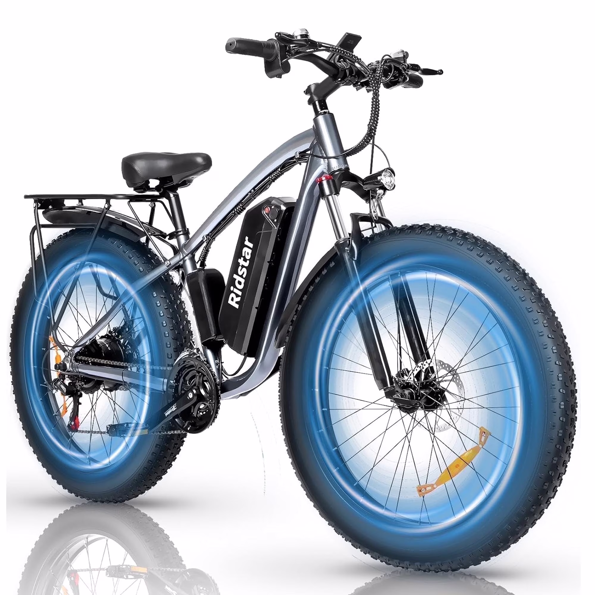 Dual Motor 3000W Electric Bike for Adults,31mph 48V 23Ah Electric Bicycle,26" Fat Tire Mountain Bike UL2849( 300W-48V 23AH-31MPH) - Image 3