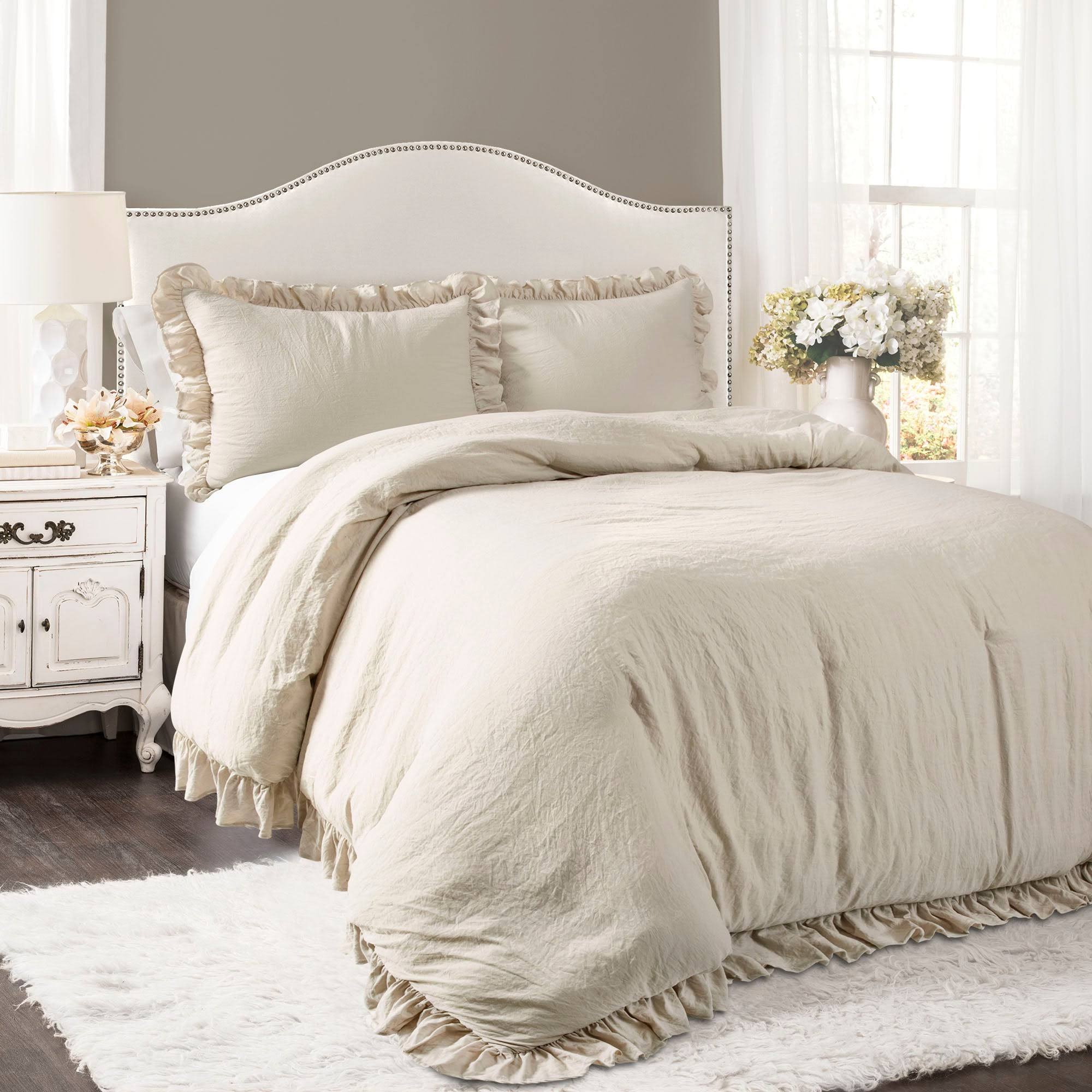 Lush Decor Reyna Comforter Wheat Set Full/Queen
