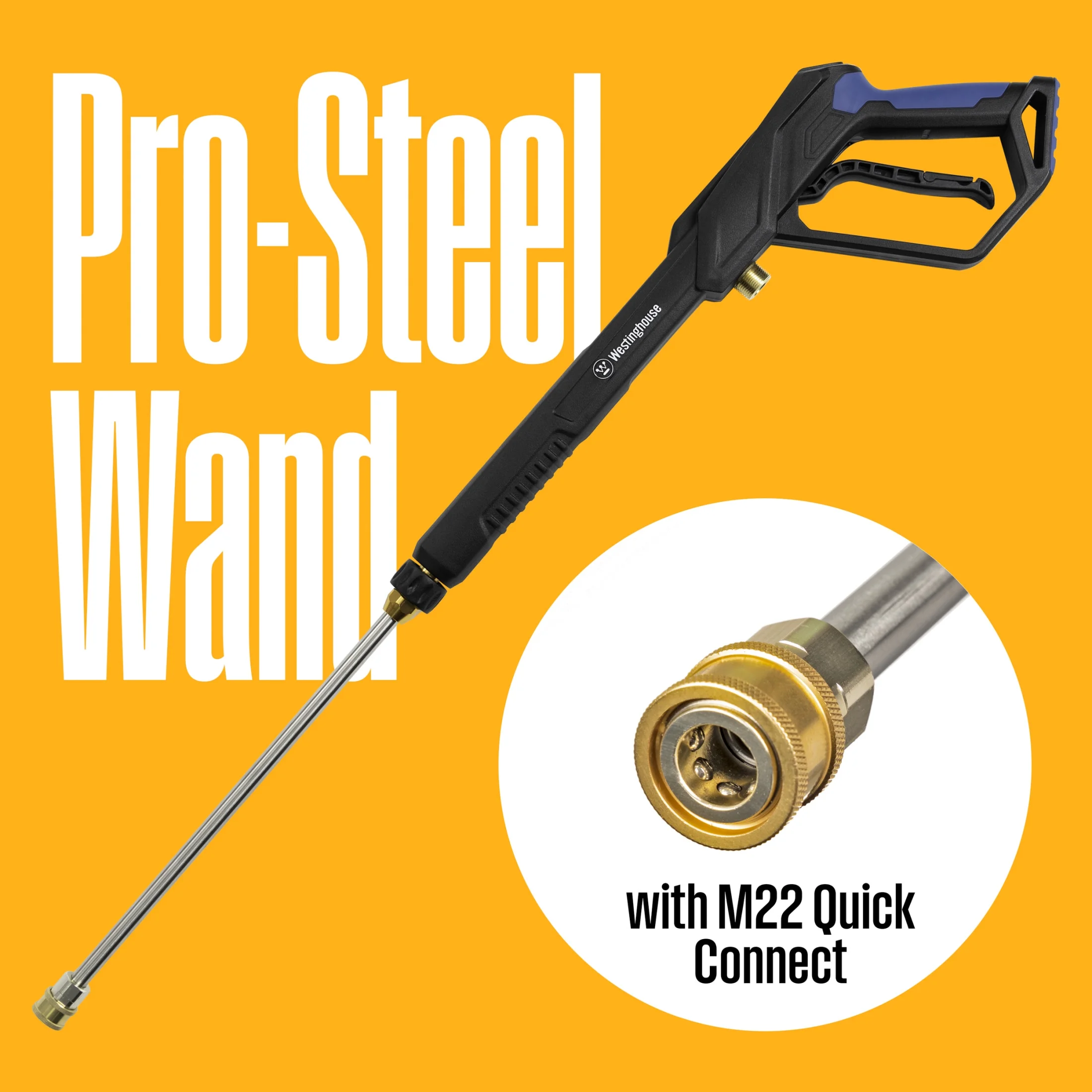 Westinghouse 3000 PSI at 1.76 120 V Electric Cold Pressure Washer, Lightweight