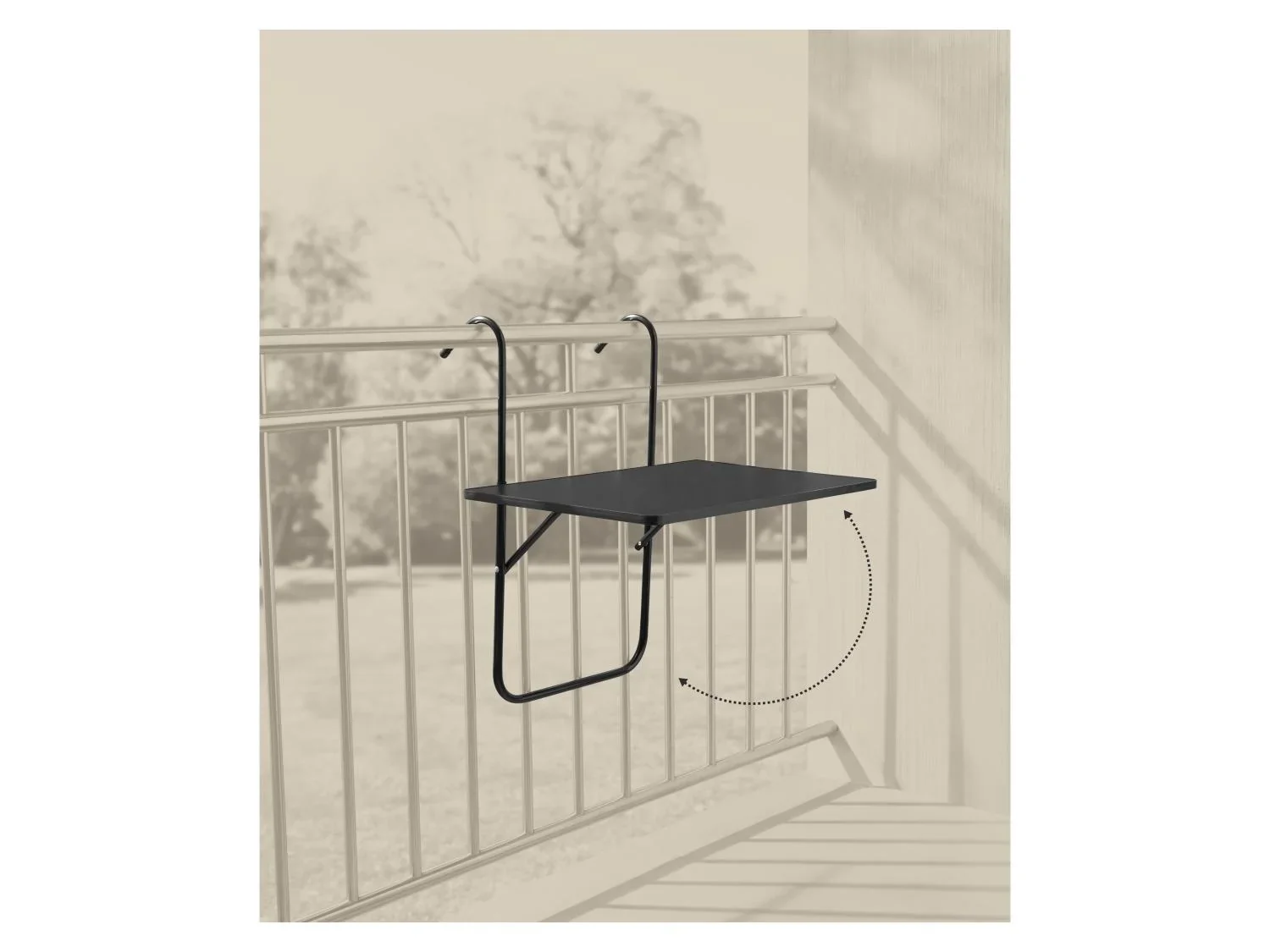 LIVARNO Table de balcon