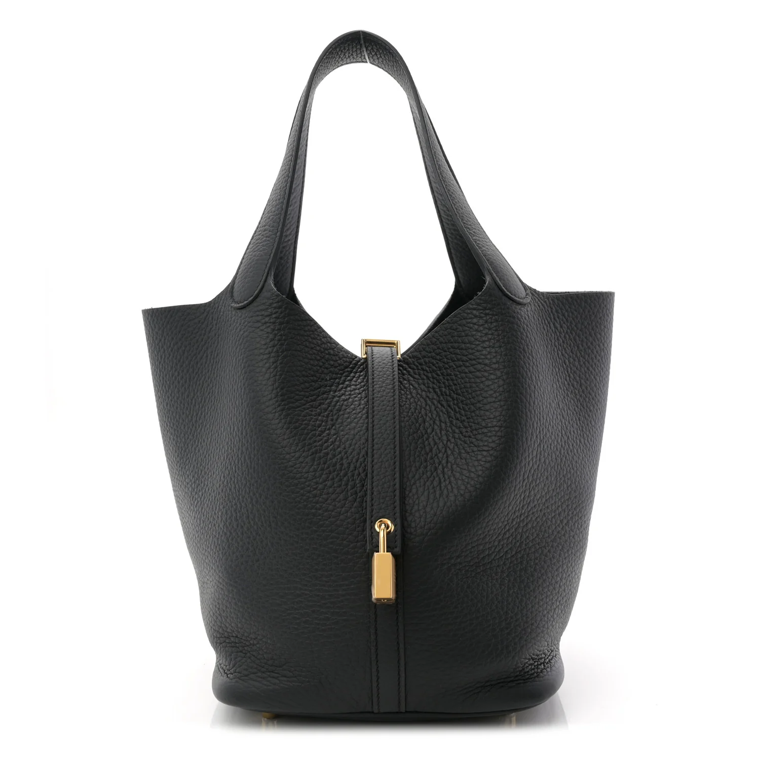 Taurillon Clemence Picotin Lock 22 MM Black