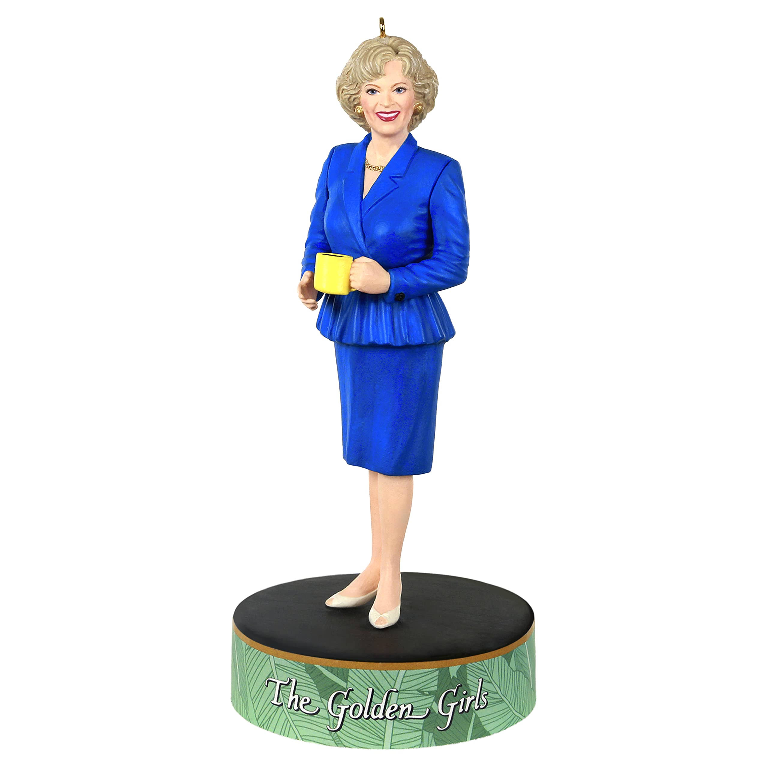Hallmark Keepsake Christmas Ornament, The Golden Girls Rose Nylund Ornament with Sound, TV Show Gifts