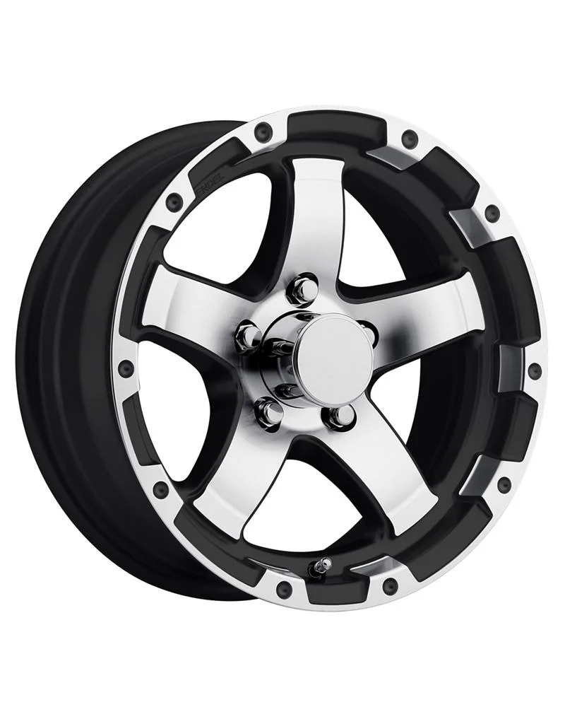 14X5.5 5-Lug on 4.5" Aluminum T08 Trailer Wheel T08-45545BMLS - Image 2
