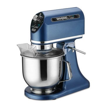 Robot pâtissier Luna 7 Qt. bleu à 11 vitesses avec crochet pétrisseur, palette et fouet