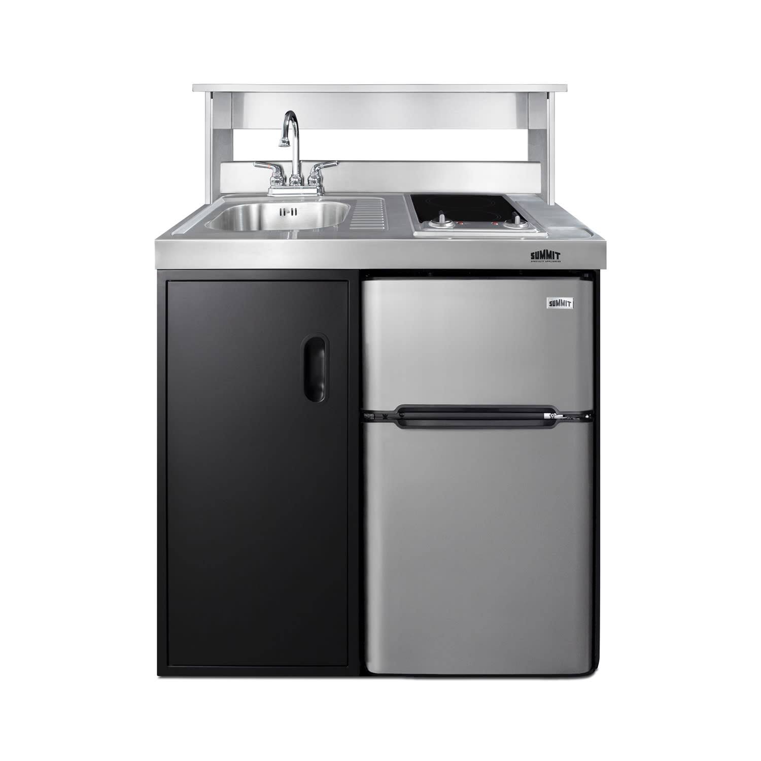 Summit APSS36 36 in. Kitchenette Shelf, Stainless Steel