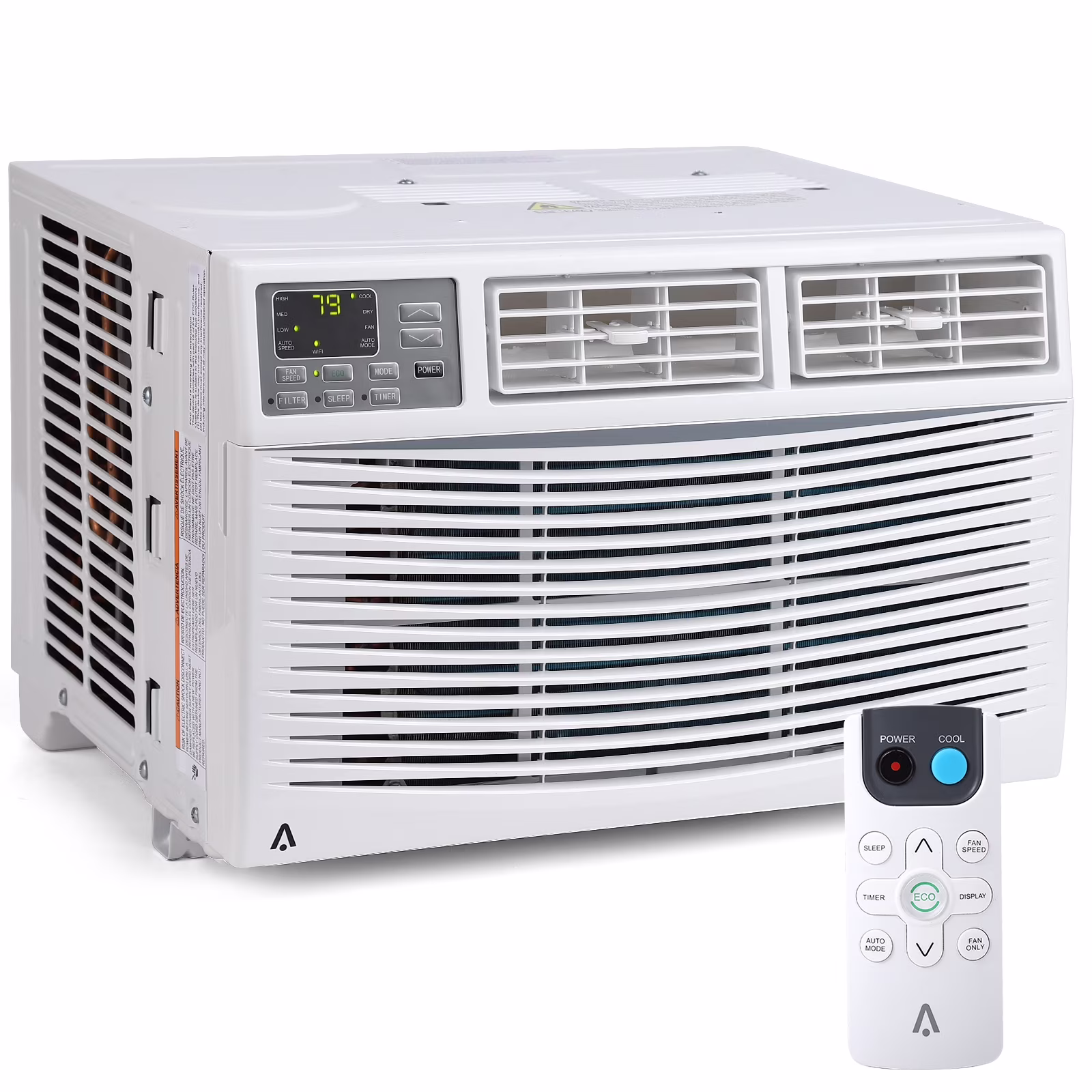 12000btu Window Air Conditioner With Wi-fi Enabled, Remote Control, Cooling Up To 550sq.ft, 115v Wall Mounted Window Ac Units For Rooms, Dehumidifier, Fan, Reusable Filter(12000 BTU) - Image 3