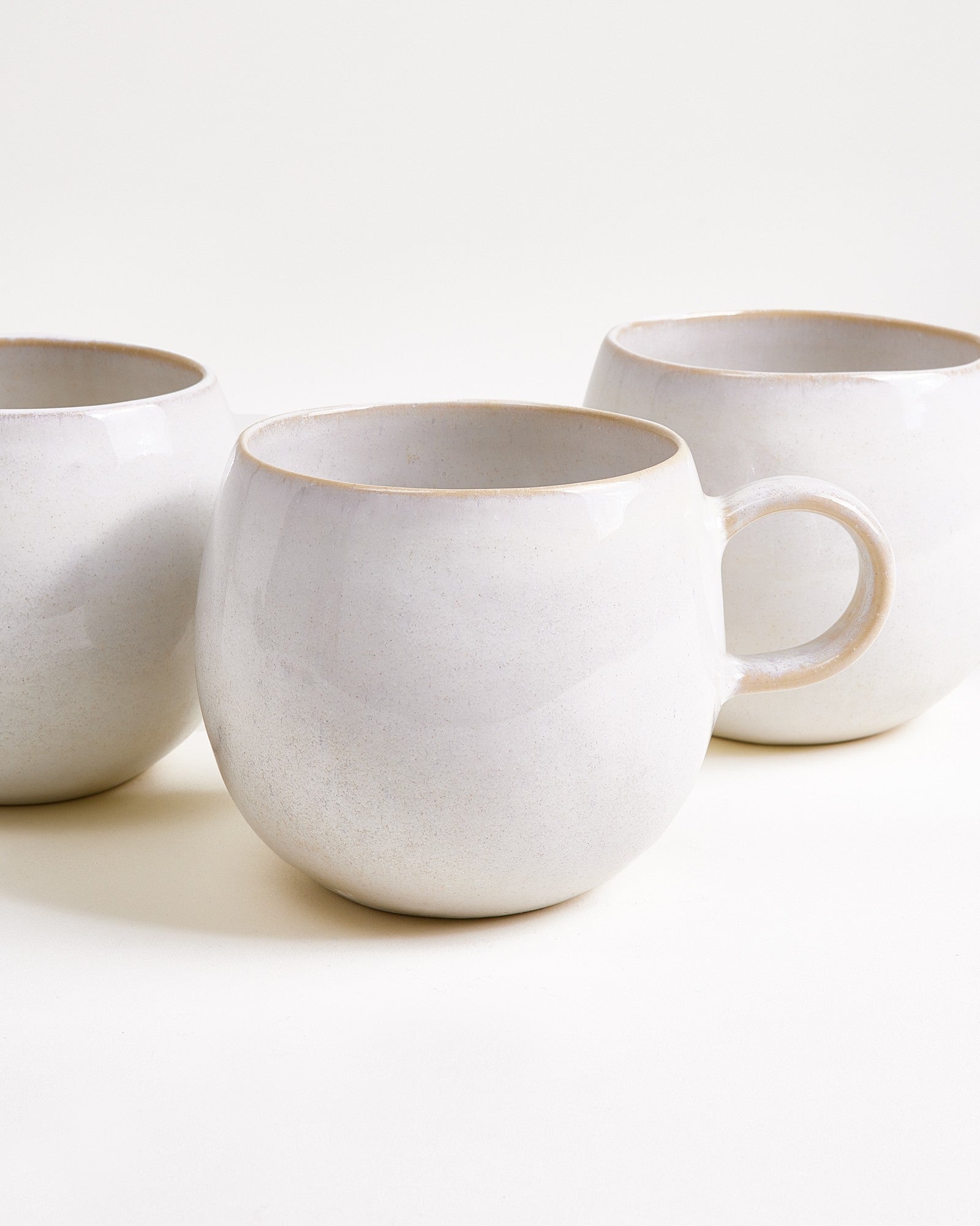 AREIA - LARGE MUG WHITE SET OF 4