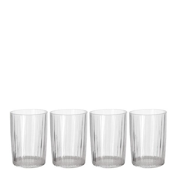 Kusintha vannglass 28 cl 4 stk klar