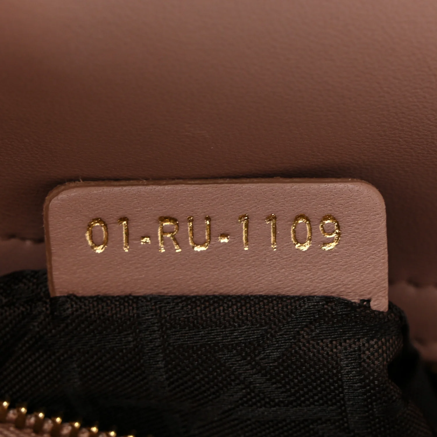 Lambskin Cannage Small Lucky Badges My Lady Dior Fard
