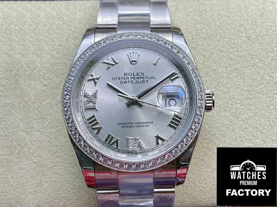 Rolex Datejust M126284RBR-0022 EW Factory Stainless Steel Bezel