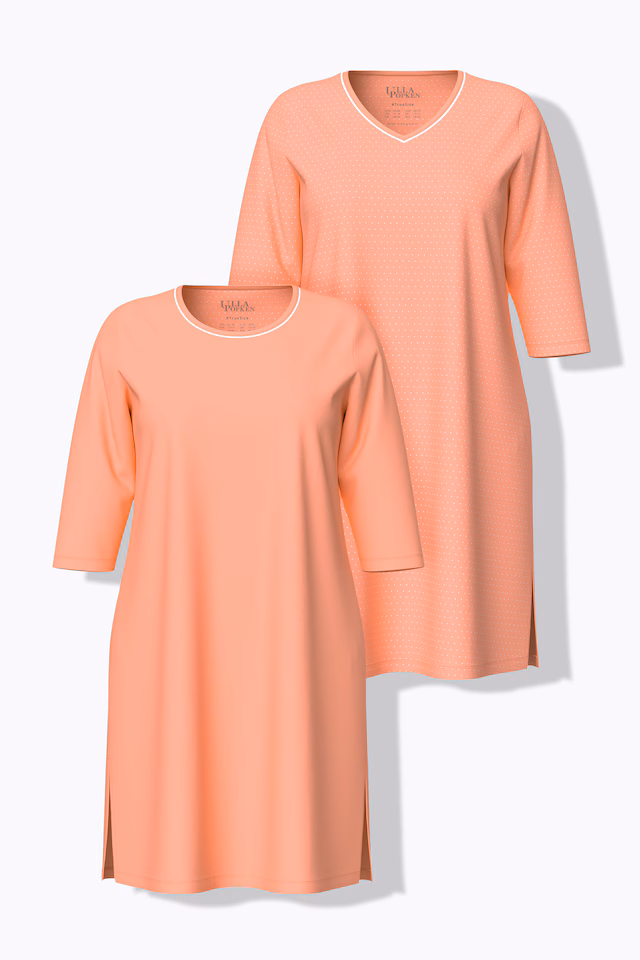 2 Pack 3/4 Sleeve Sleep Tees