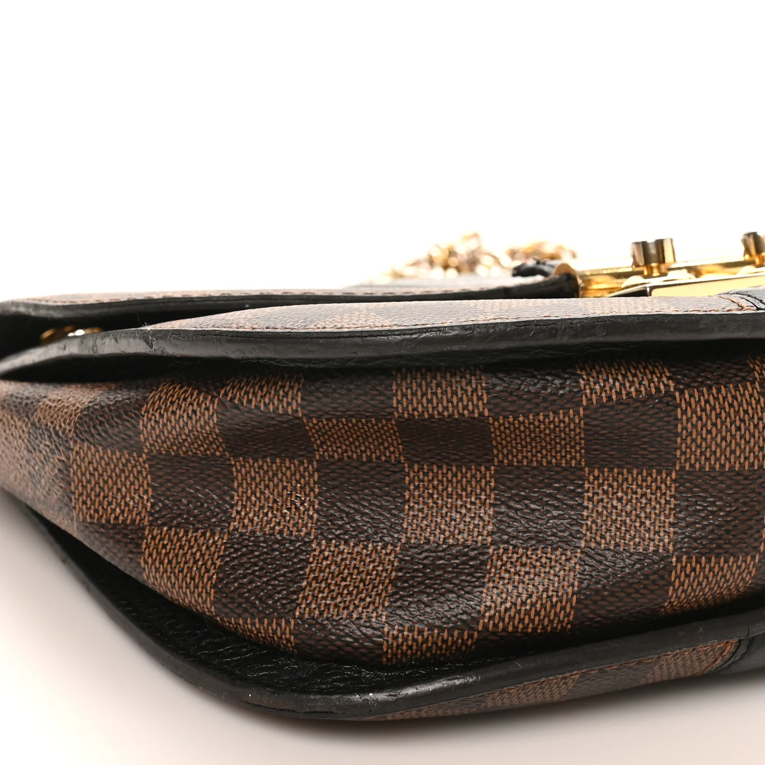 Damier Ebene Cuir Taurillon Wight Black