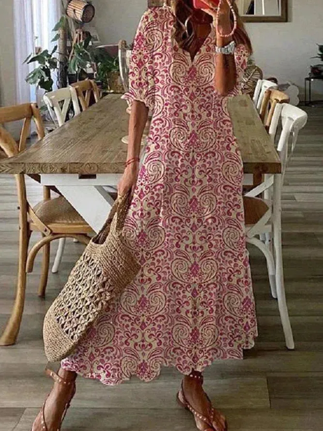 Robe d'été Chic Femme en Tissu Respirant - Élégante et Aérée